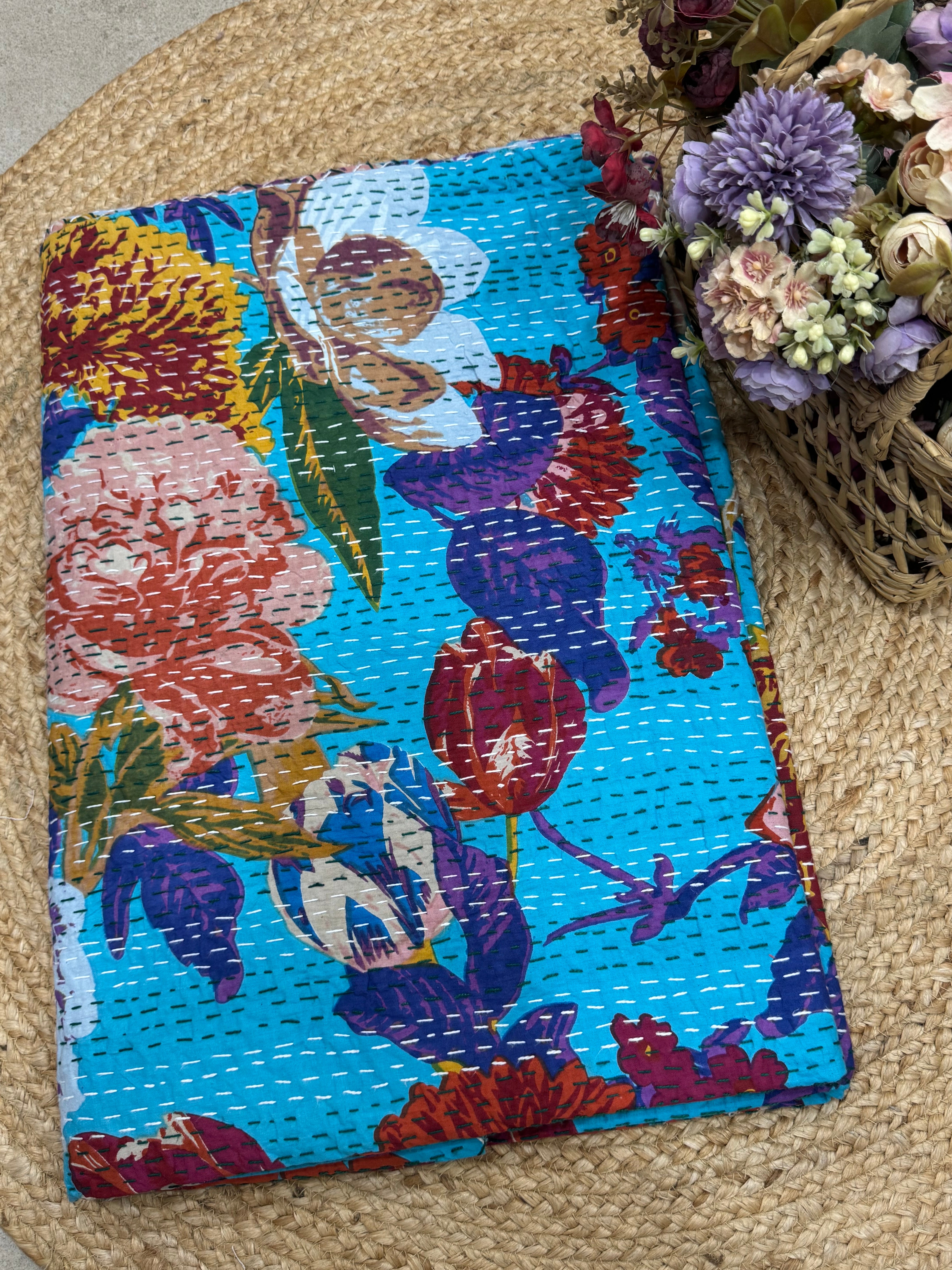 Kantha Bedcover