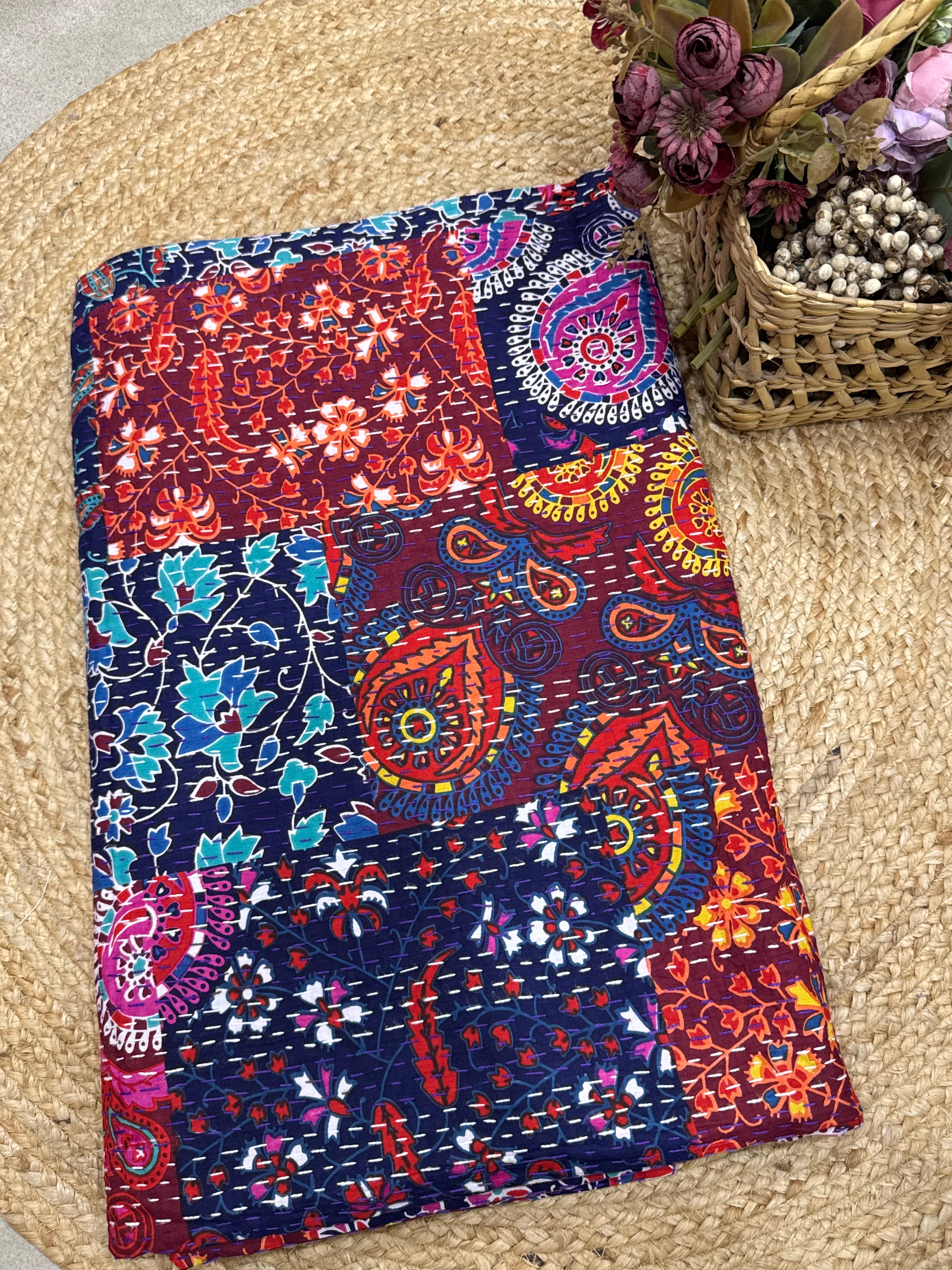 Kantha Bedcover