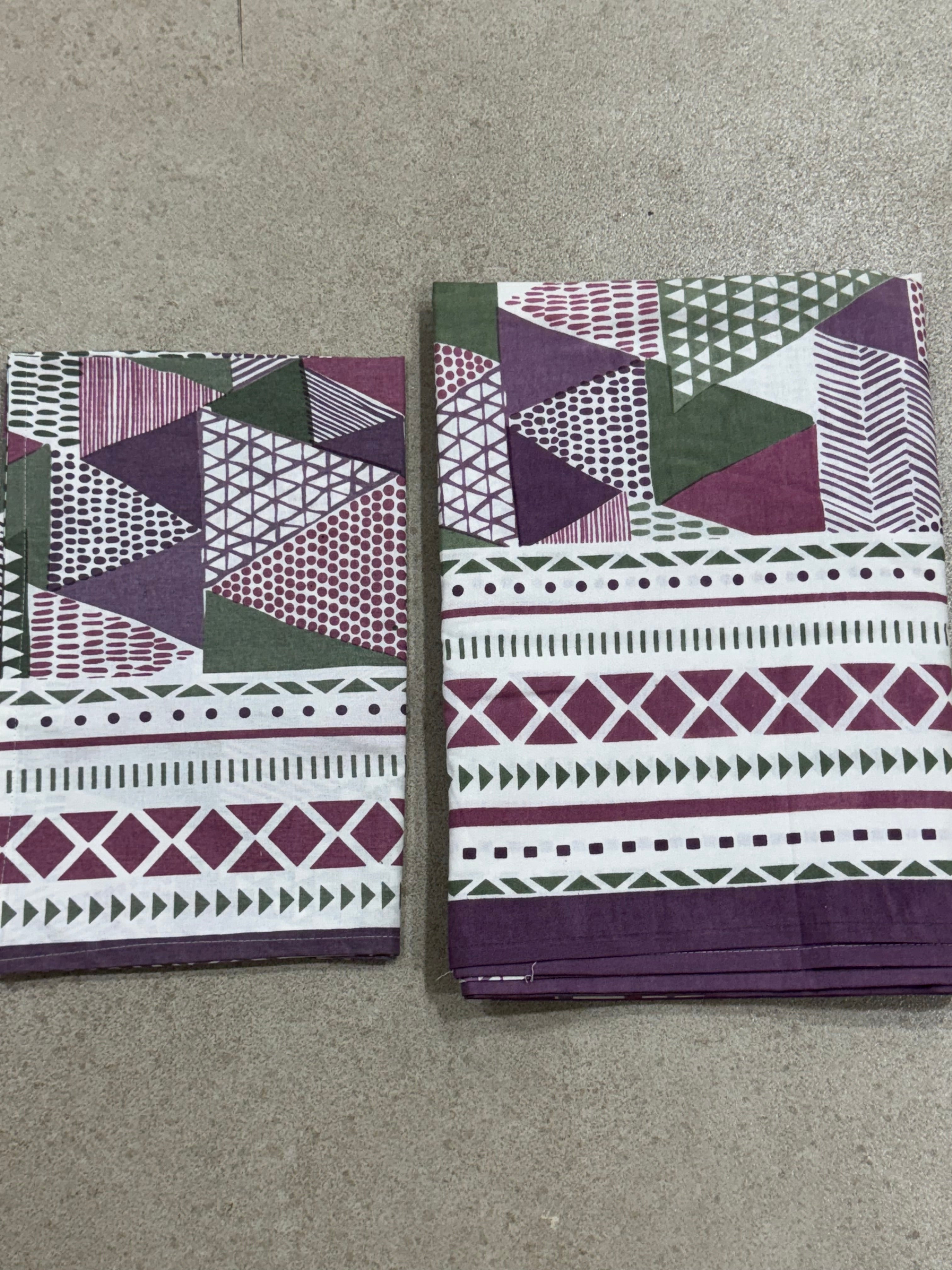 SHALIMAR SINGLE BEDSHEET WITH ONE PILLOW COVER