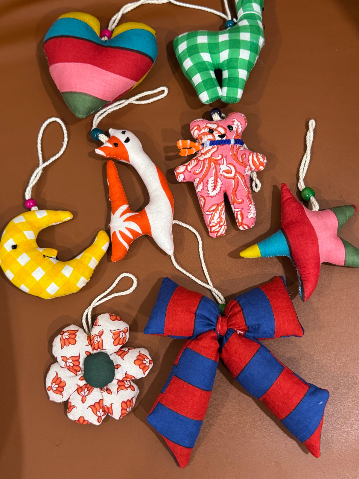 FABRIC BAG CHARMS