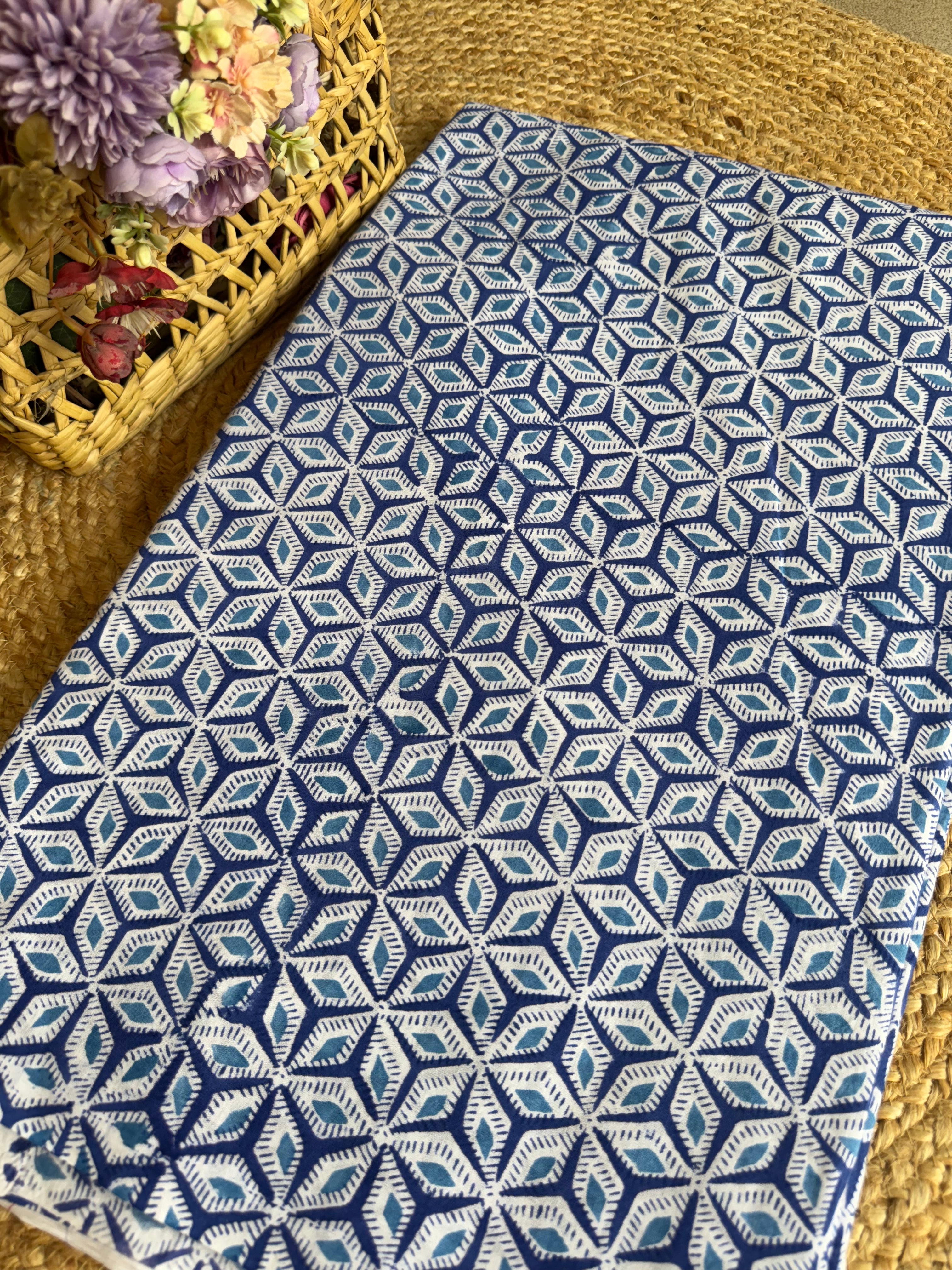 HAND BLOCK PRINTED COTTON FABRIC