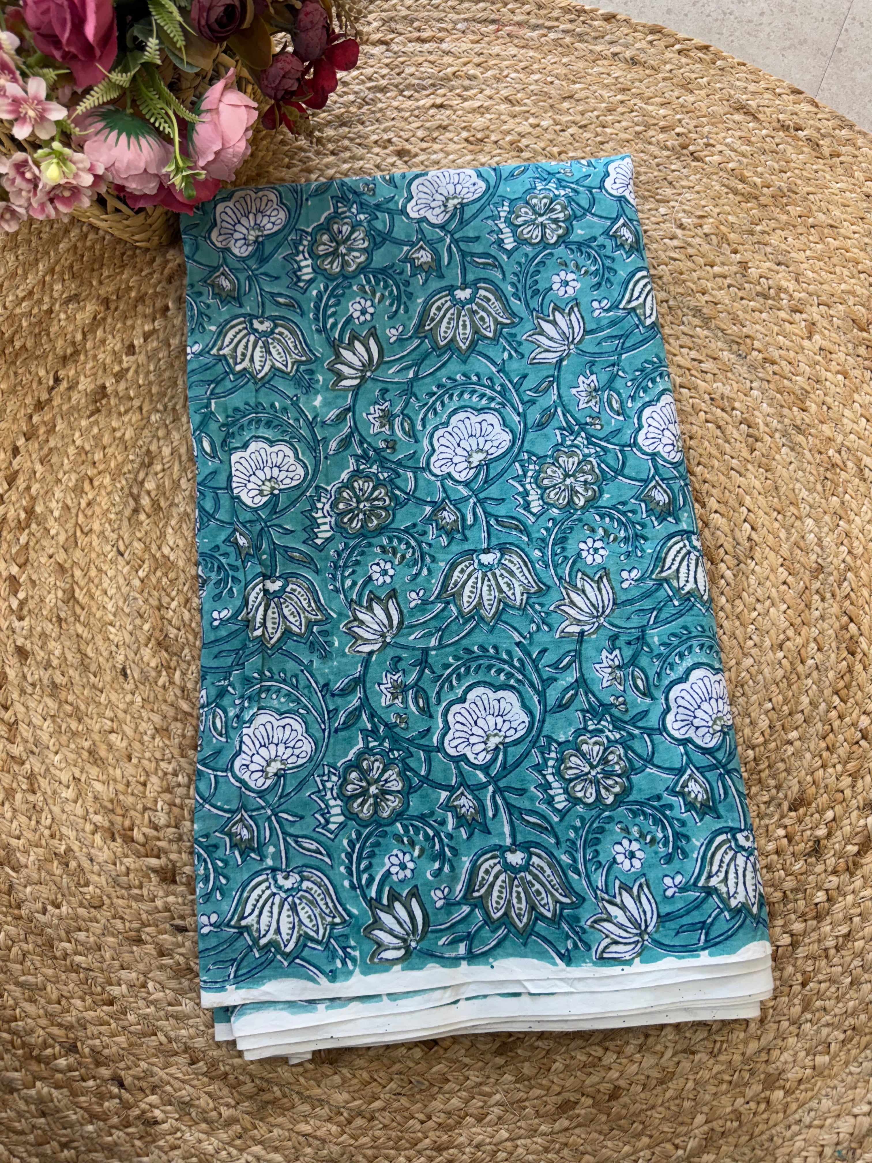 HAND BLOCK PRINTED COTTON FABRIC