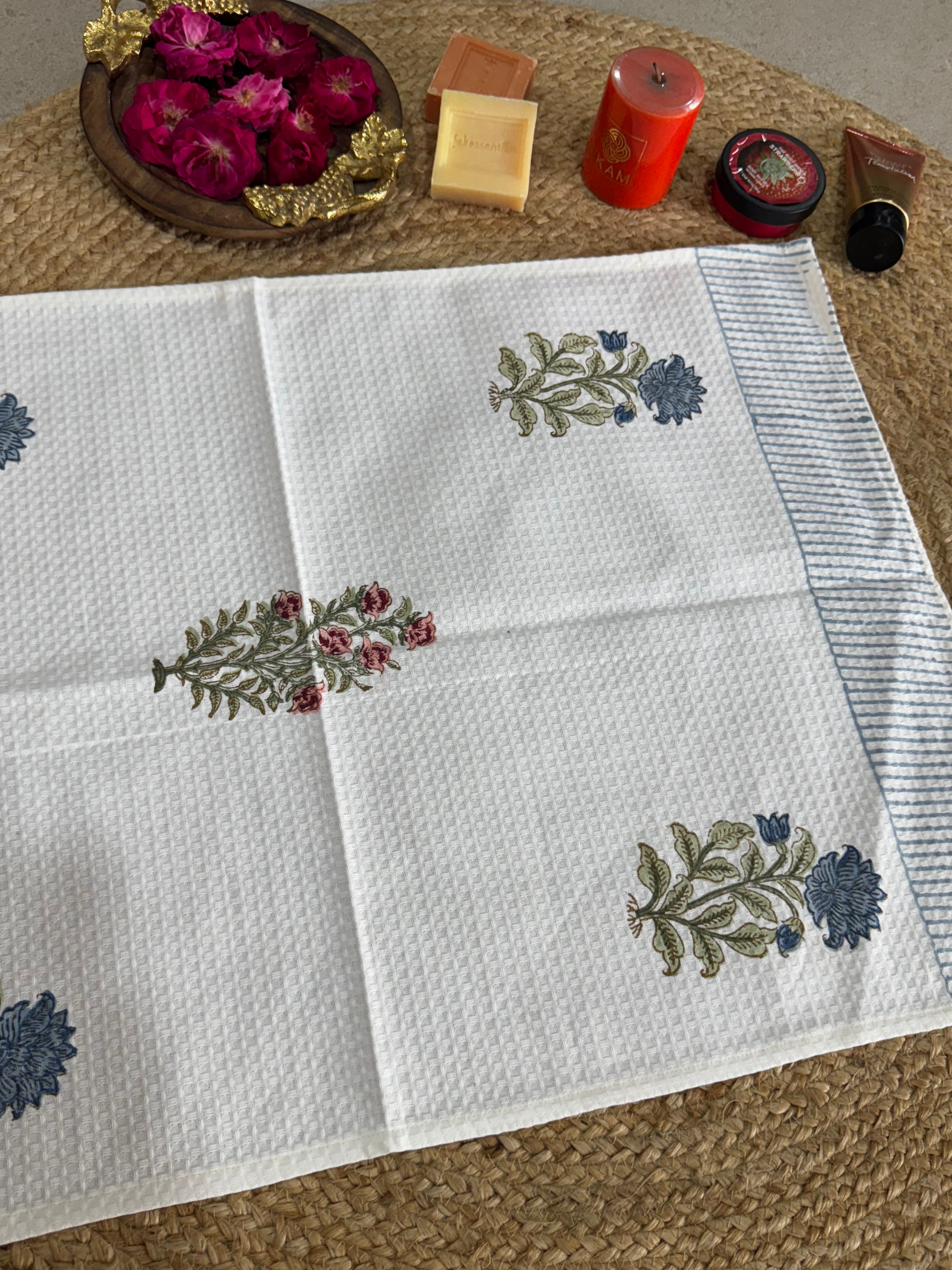 HANDBLOCK PRINTED BODY / HAND TOWEL / NAPKIN