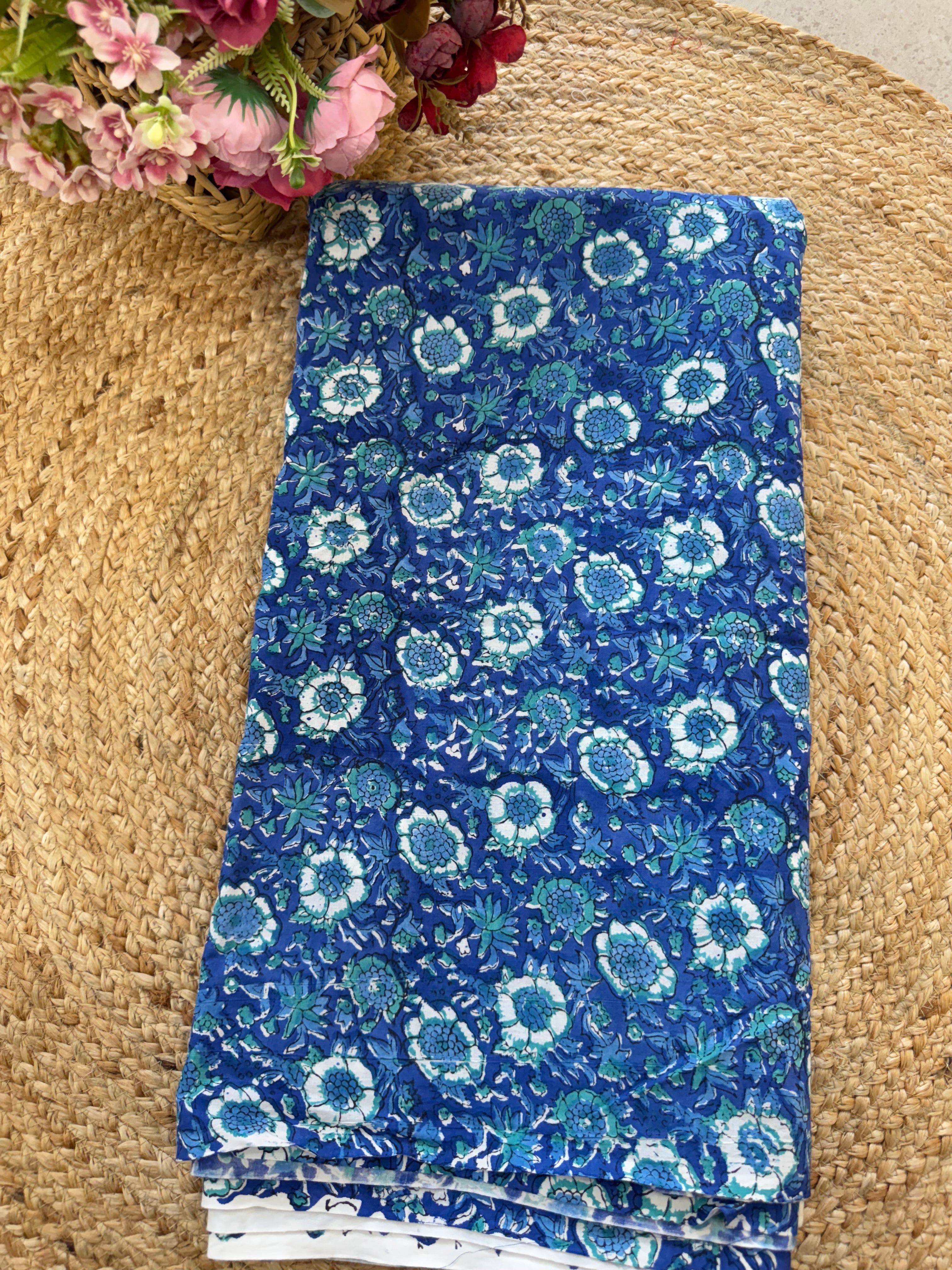HAND BLOCK PRINTED COTTON FABRIC