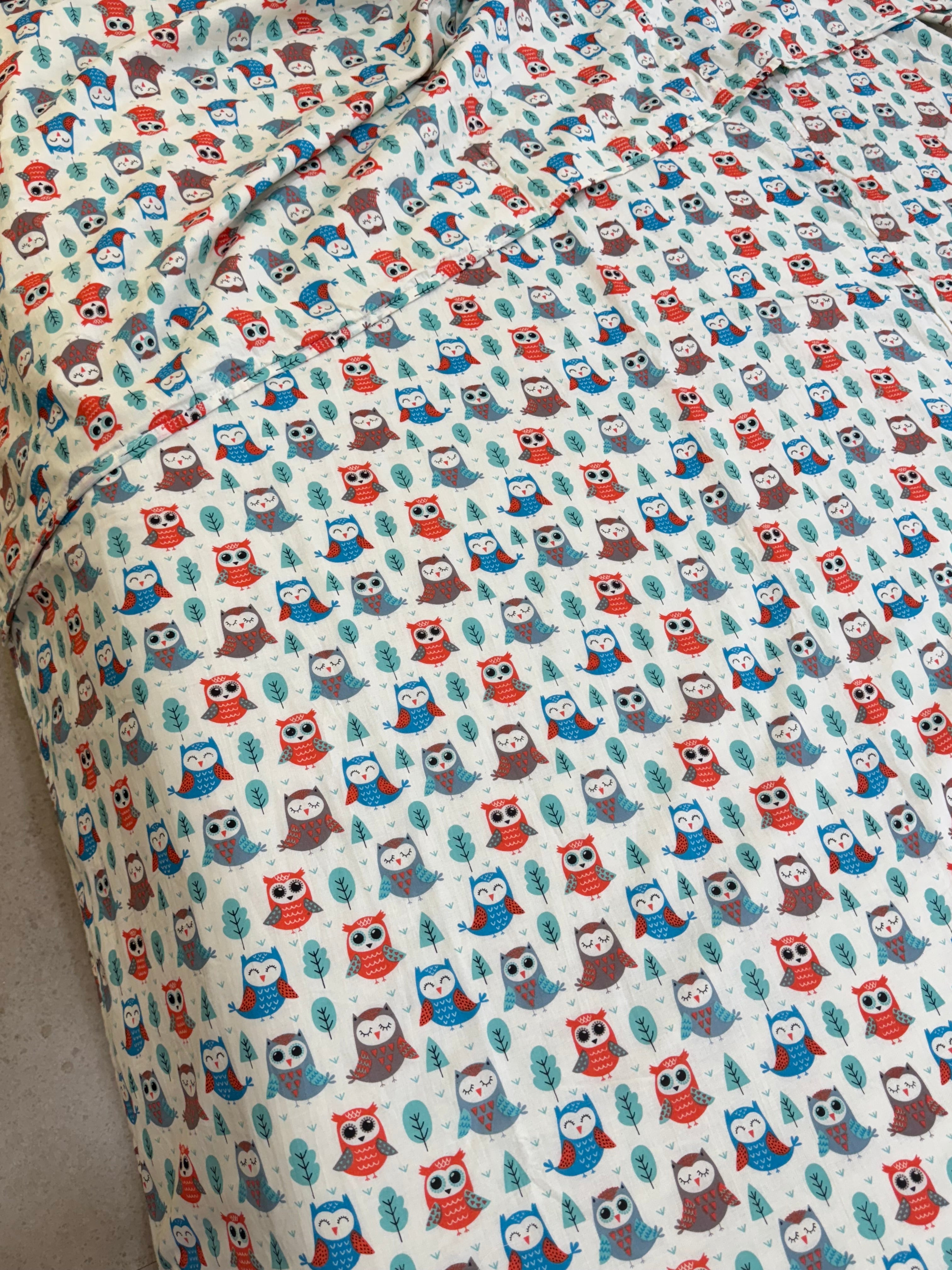 REVERSIBLE MULMUL DOHAR - 60 by 90 Inches