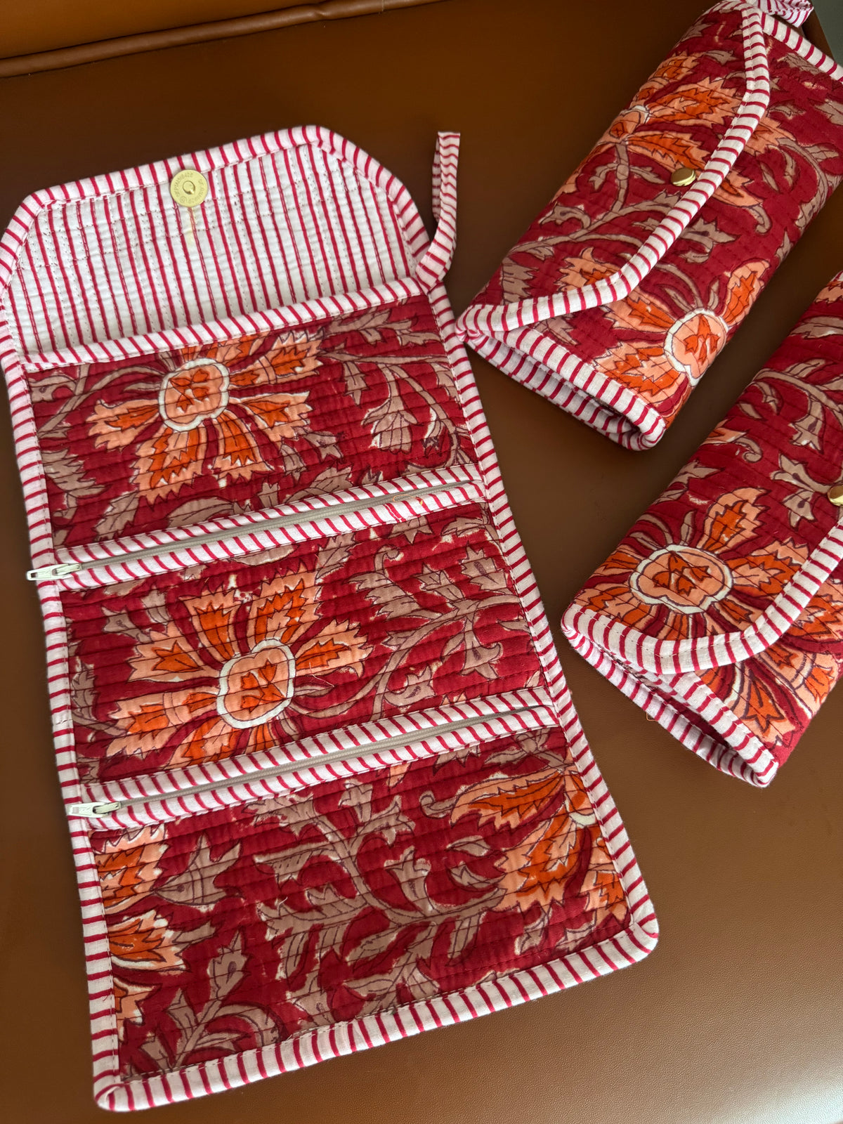 FOLDABLE JEWELLERY POUCH / MAKEUP POUCH
