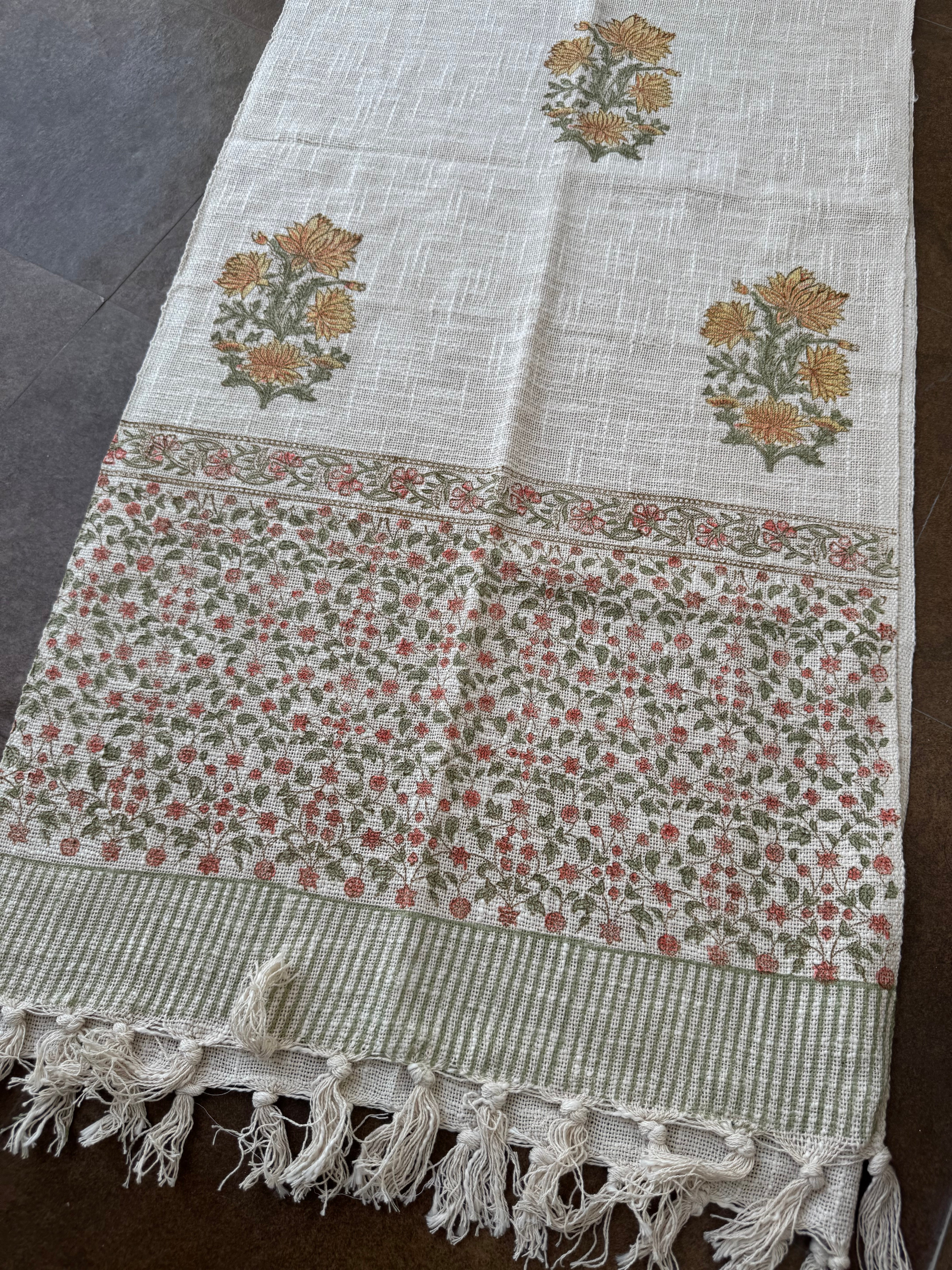 HAND BLOCK PRINTED TABLE RUNNER