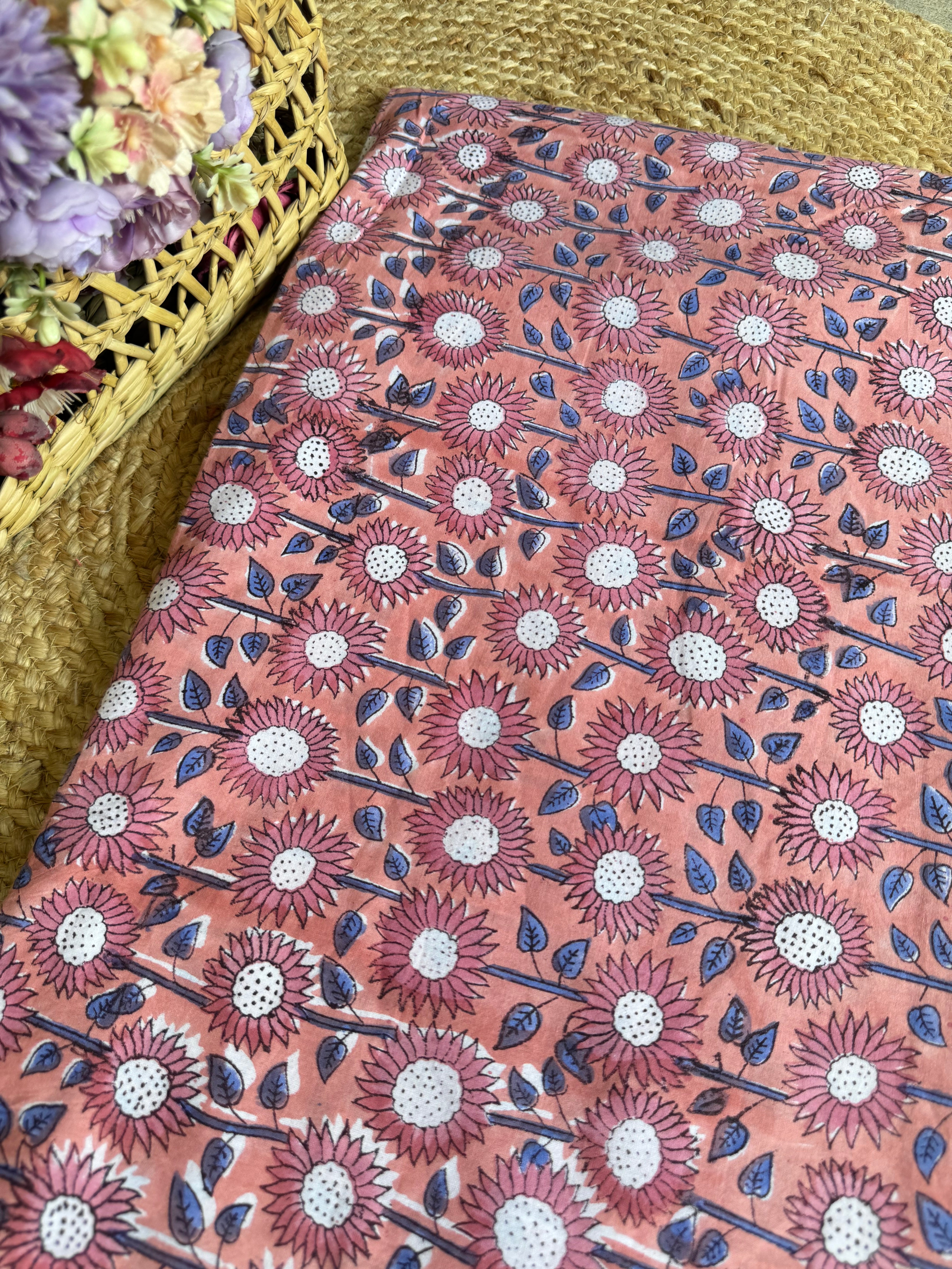 HAND BLOCK PRINTED COTTON FABRIC
