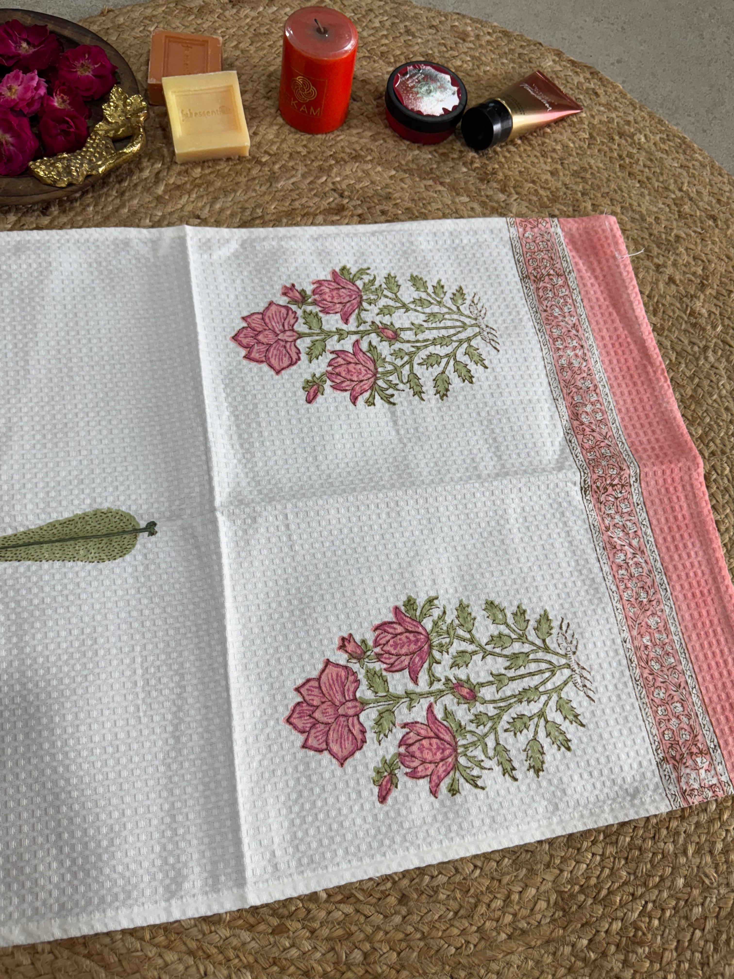HANDBLOCK PRINTED BODY / HAND TOWEL / NAPKIN
