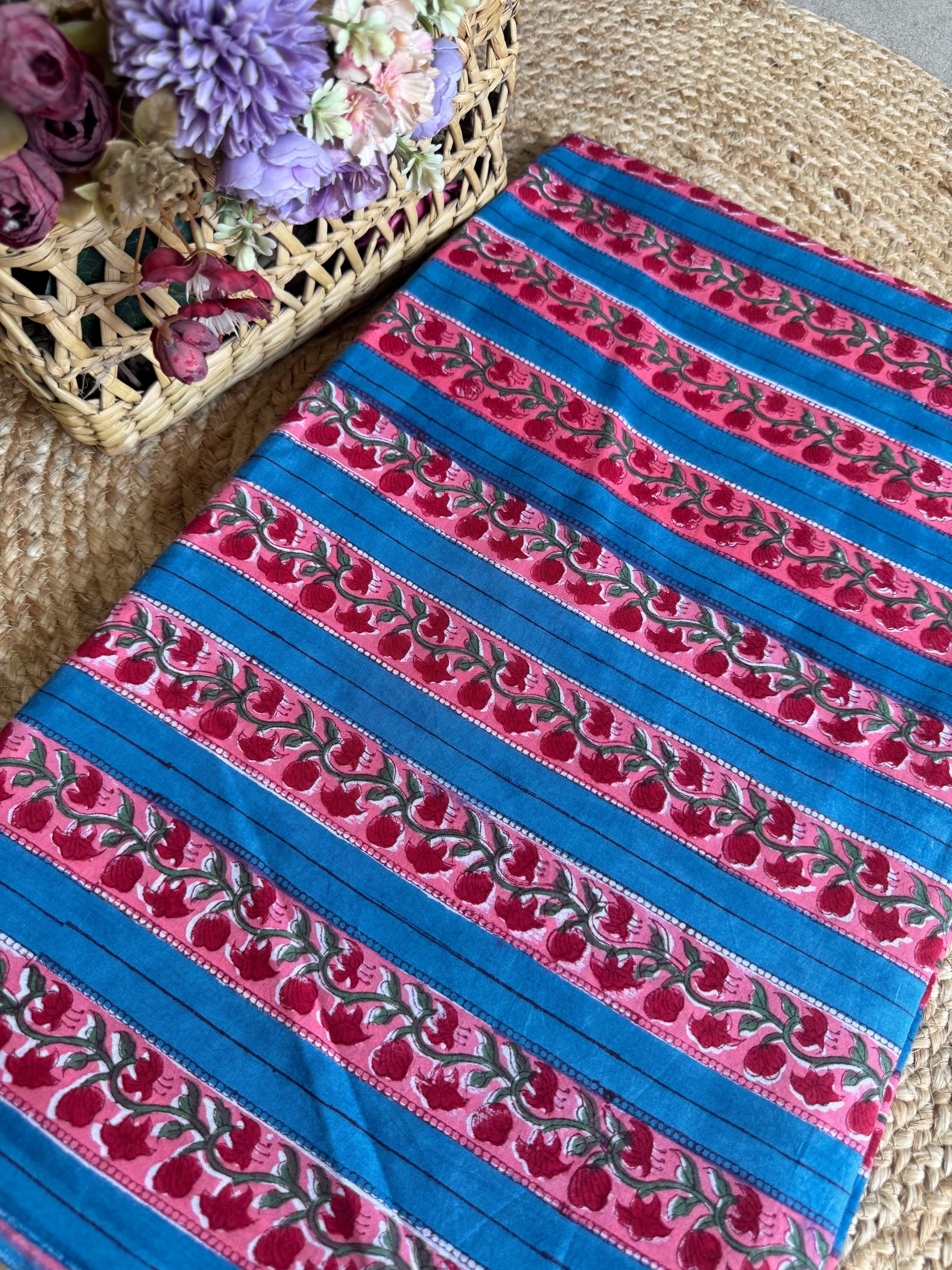 HAND BLOCK PRINTED COTTON FABRIC