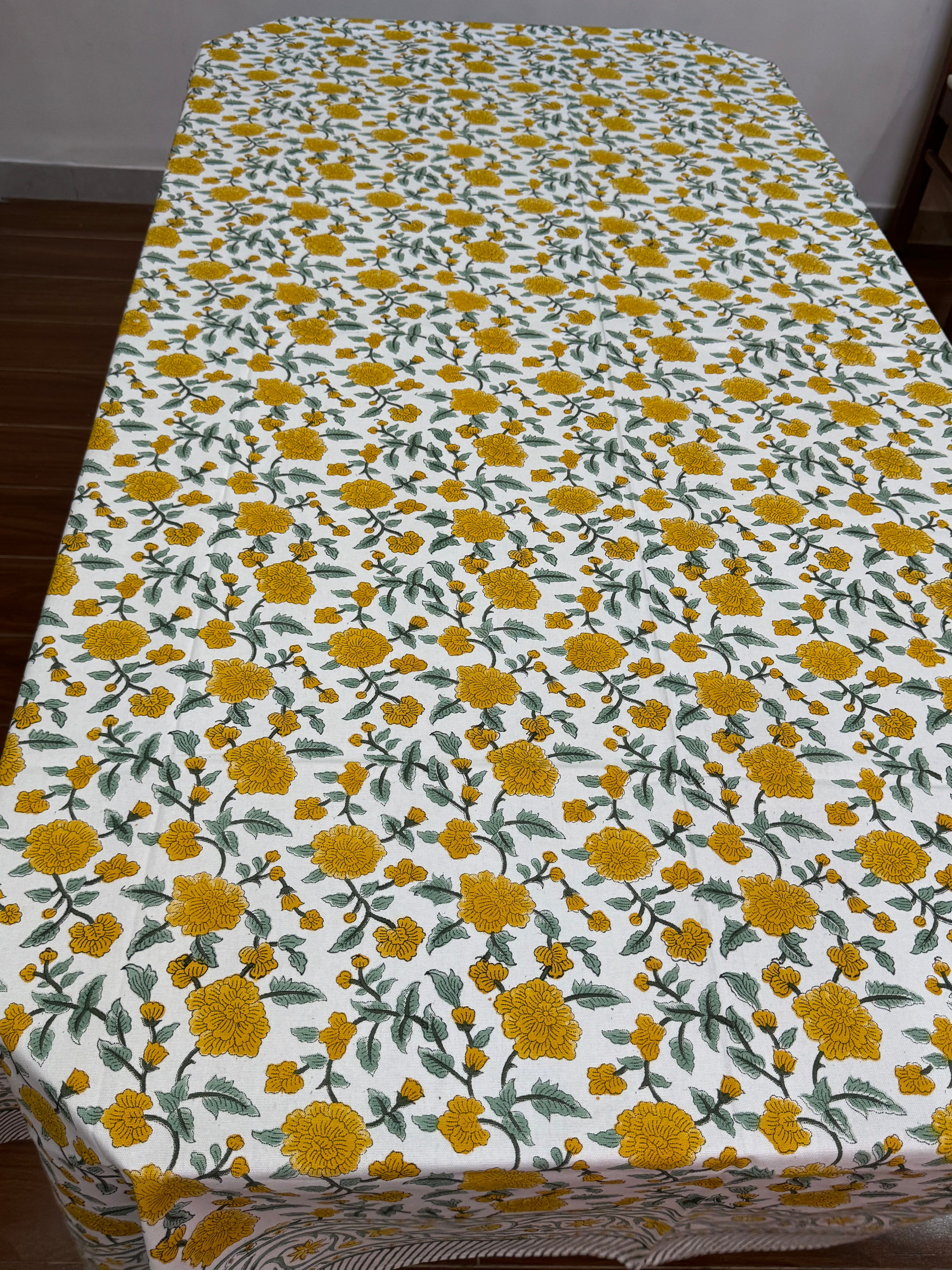 HANDBLOCK PRINTED SEATER TABLECLOTH