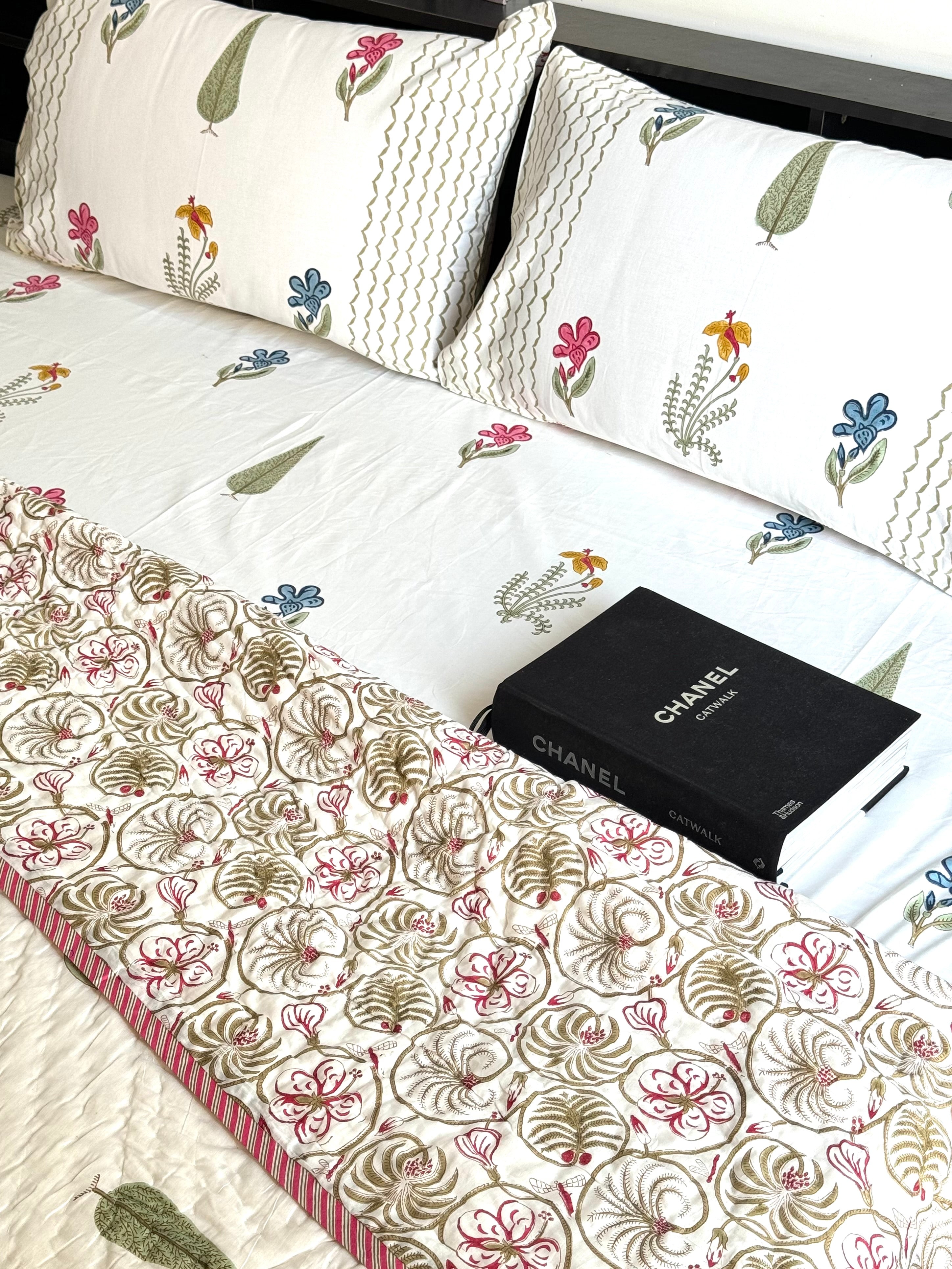 RAAHI HANDBLOCK PRINTED BEDDING