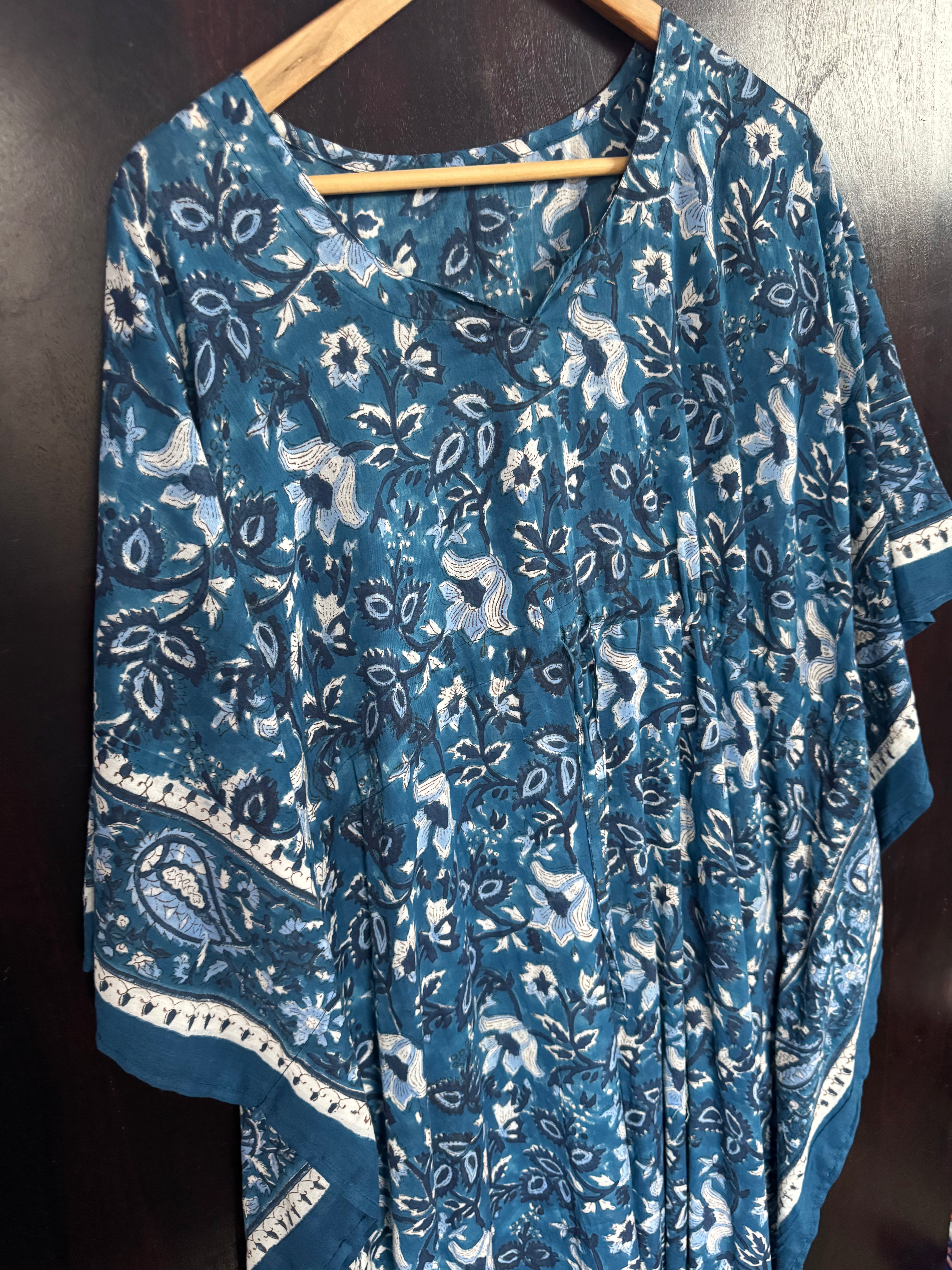 HANDBLOCK PRINTED LONG KAFTAN