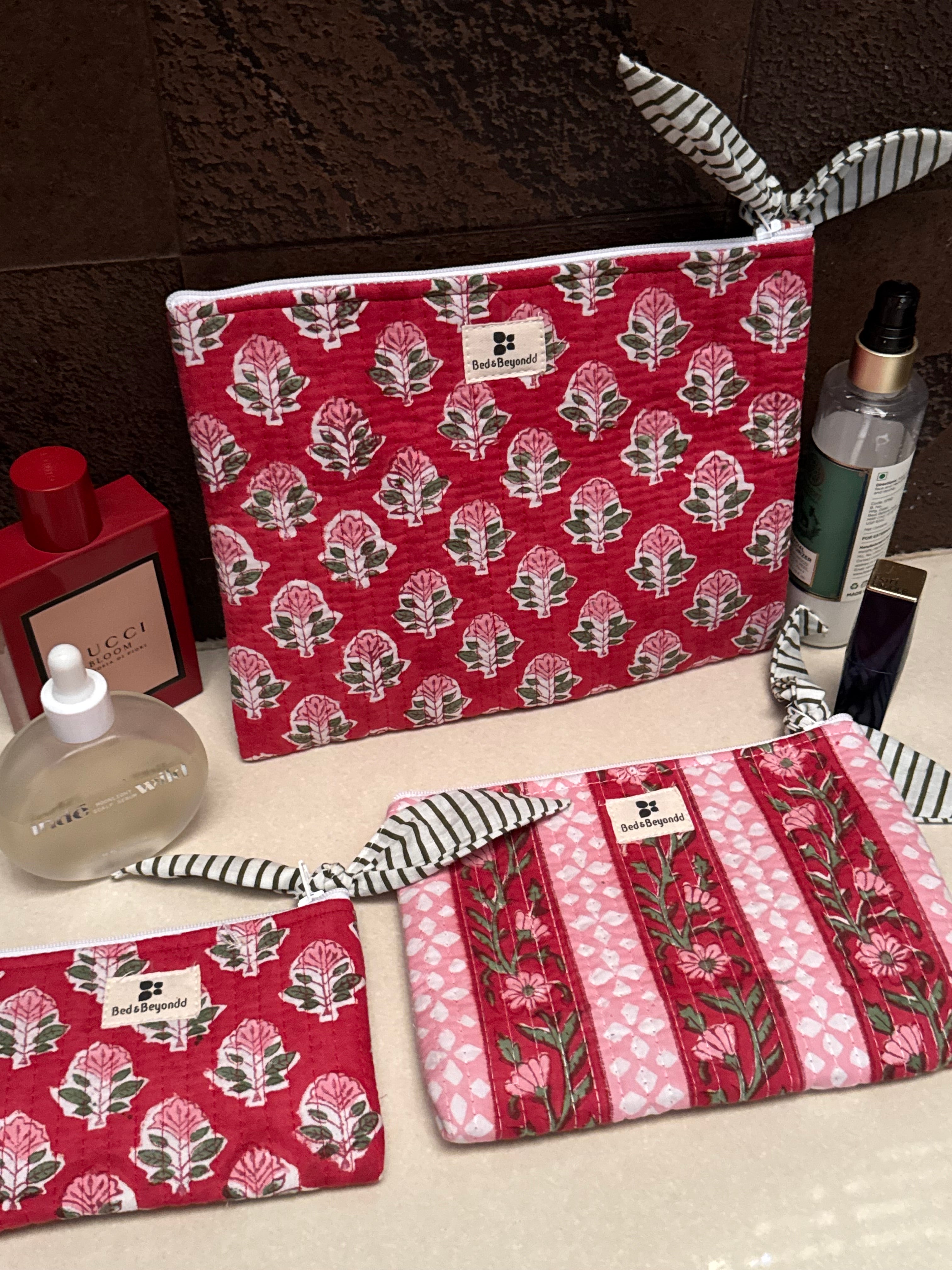 FLAT POUCH - SET OF THREE