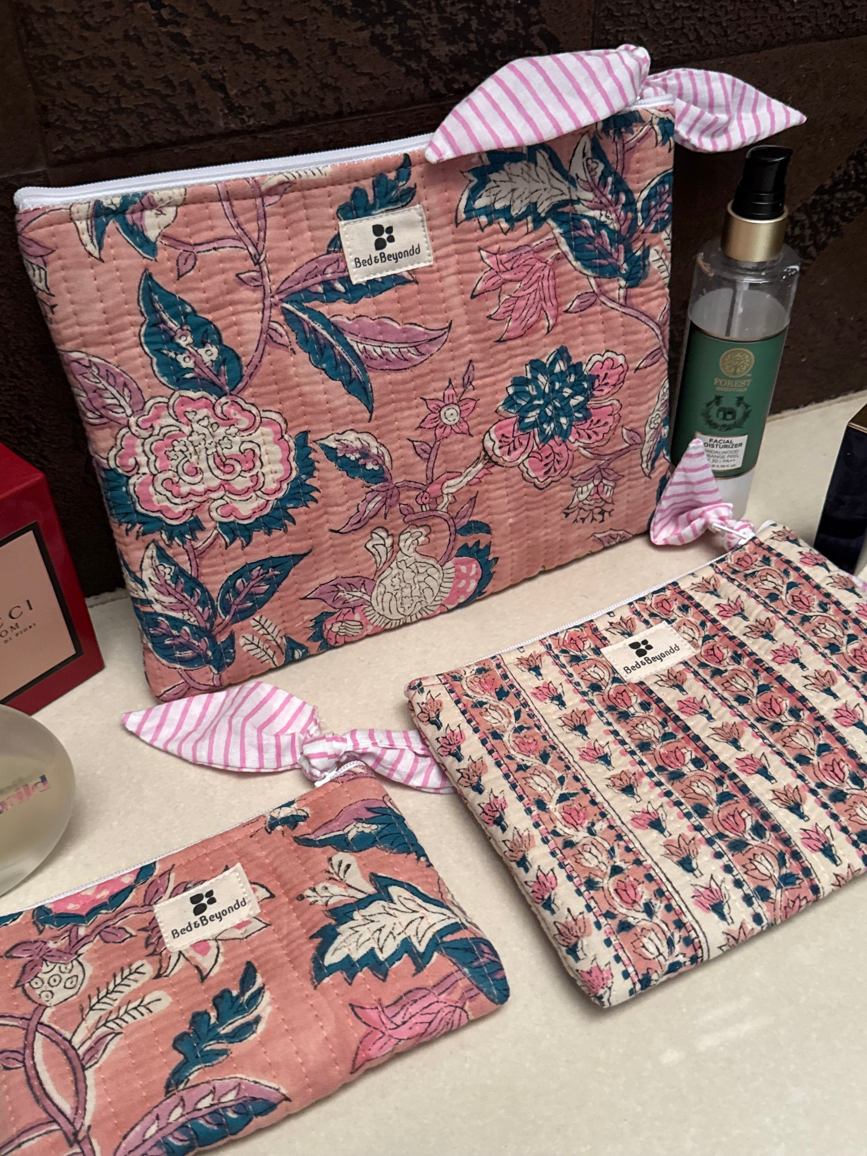 FLAT POUCH - SET OF THREE