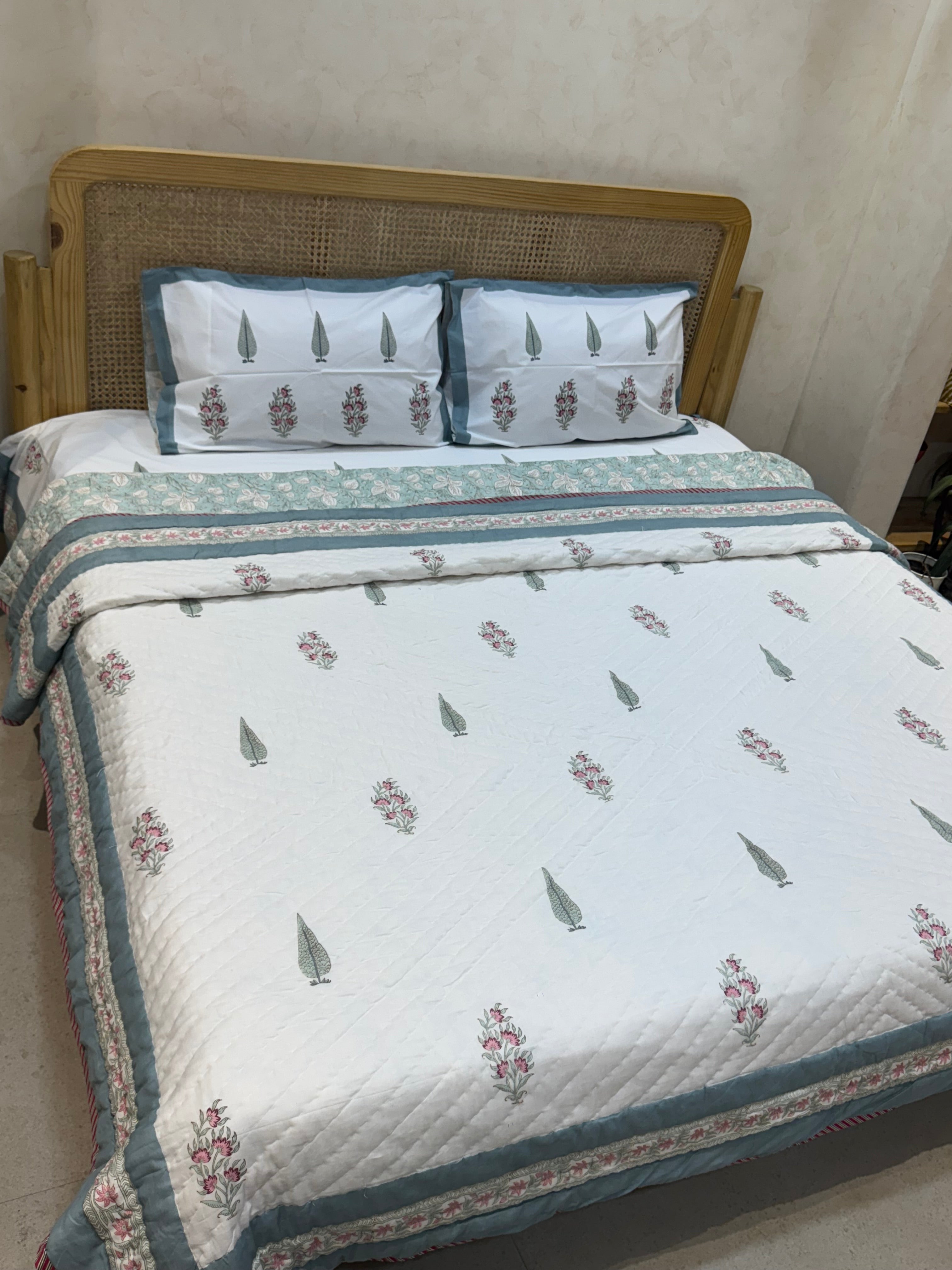 OLIVER HANDBLOCK PRINTED BEDDING