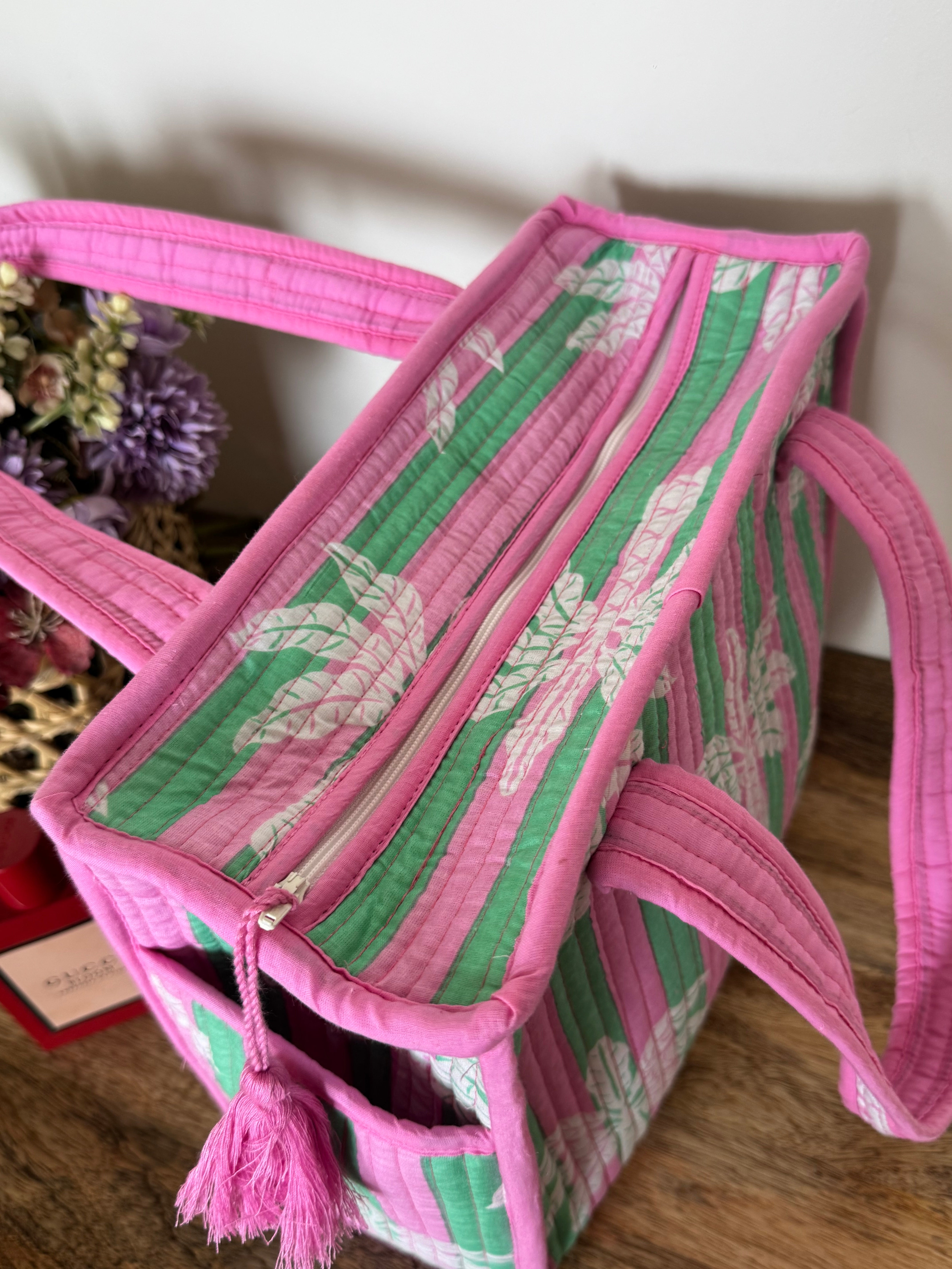 MINI TOTE BAG WITH ZIP