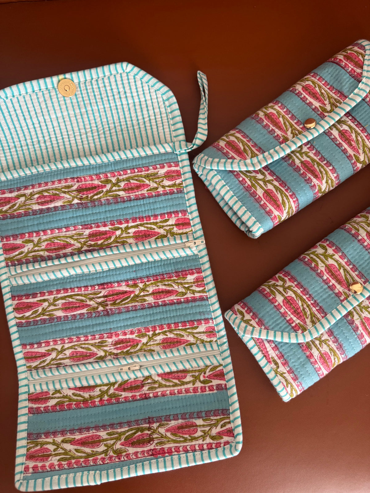 FOLDABLE JEWELLERY POUCH / MAKEUP POUCH