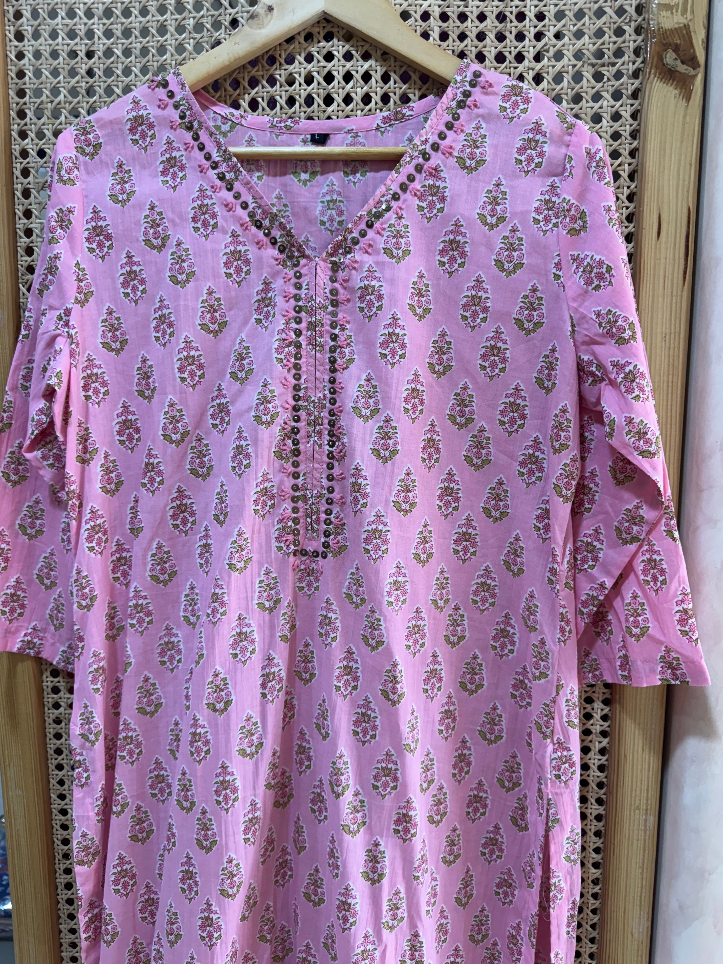 PURE COTTON STRAIGHT KURTA