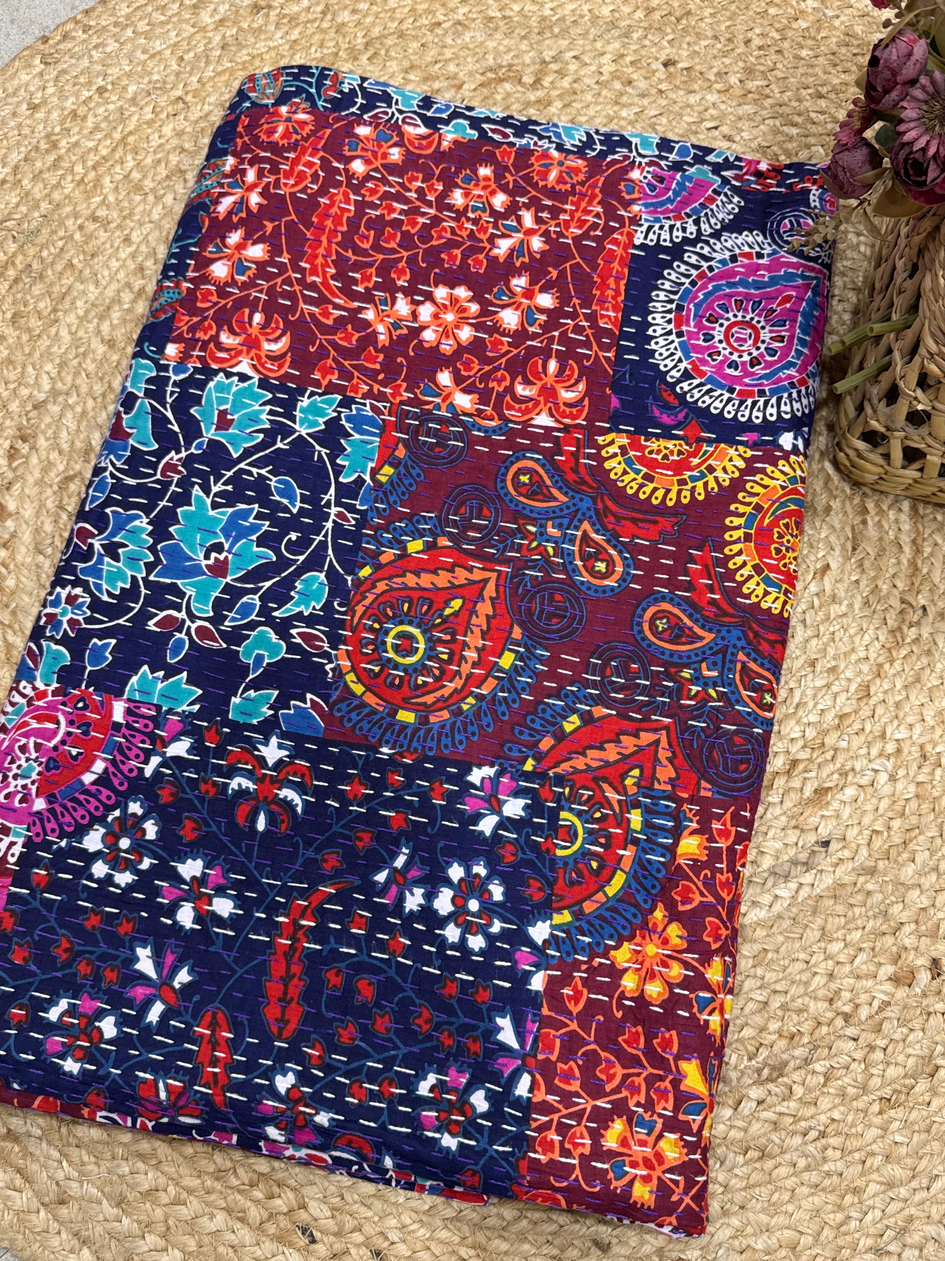 Kantha Bedcover