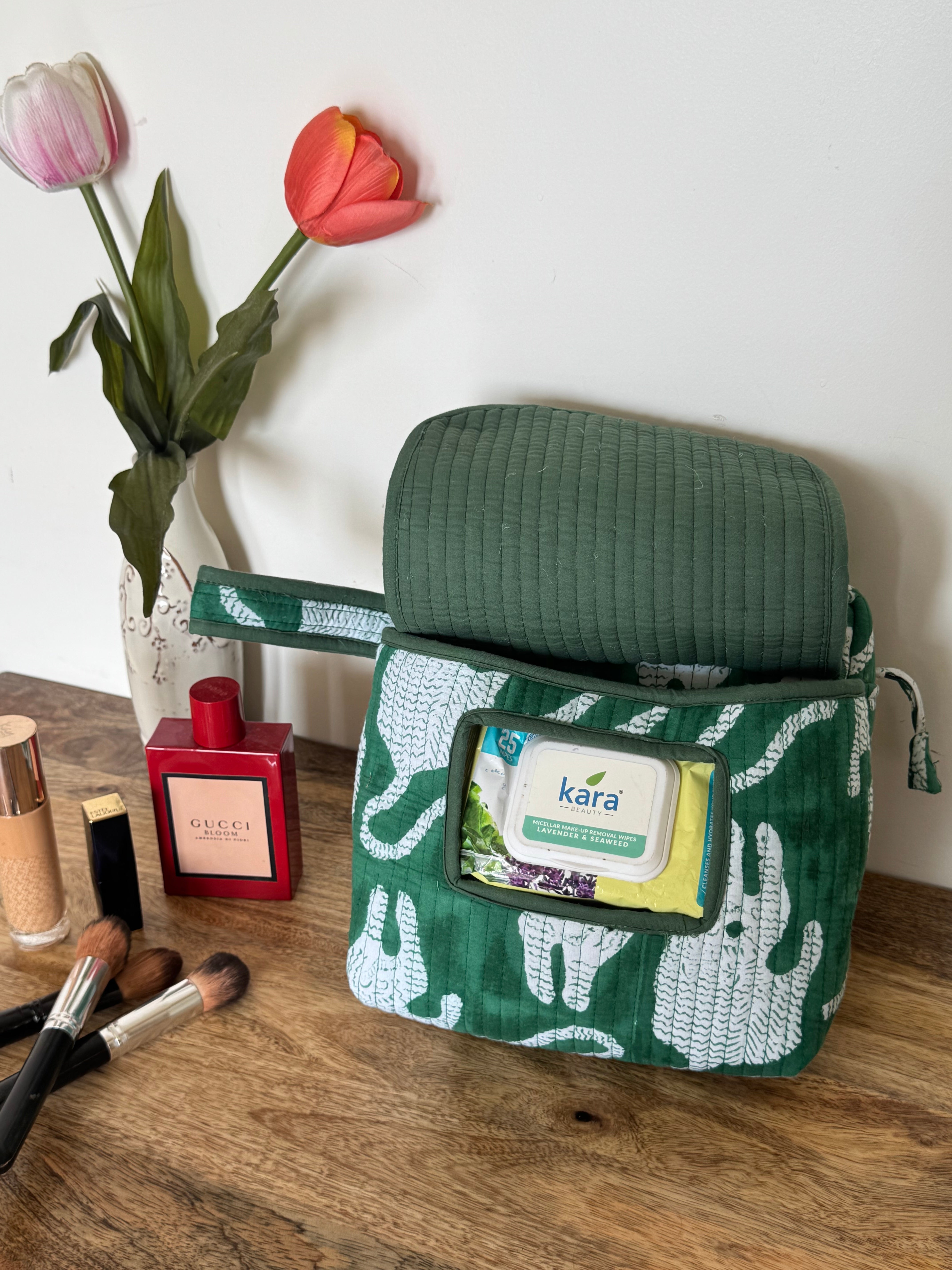MAKEUP-ON-THE-GO/ DIAPER CHANGING BAG