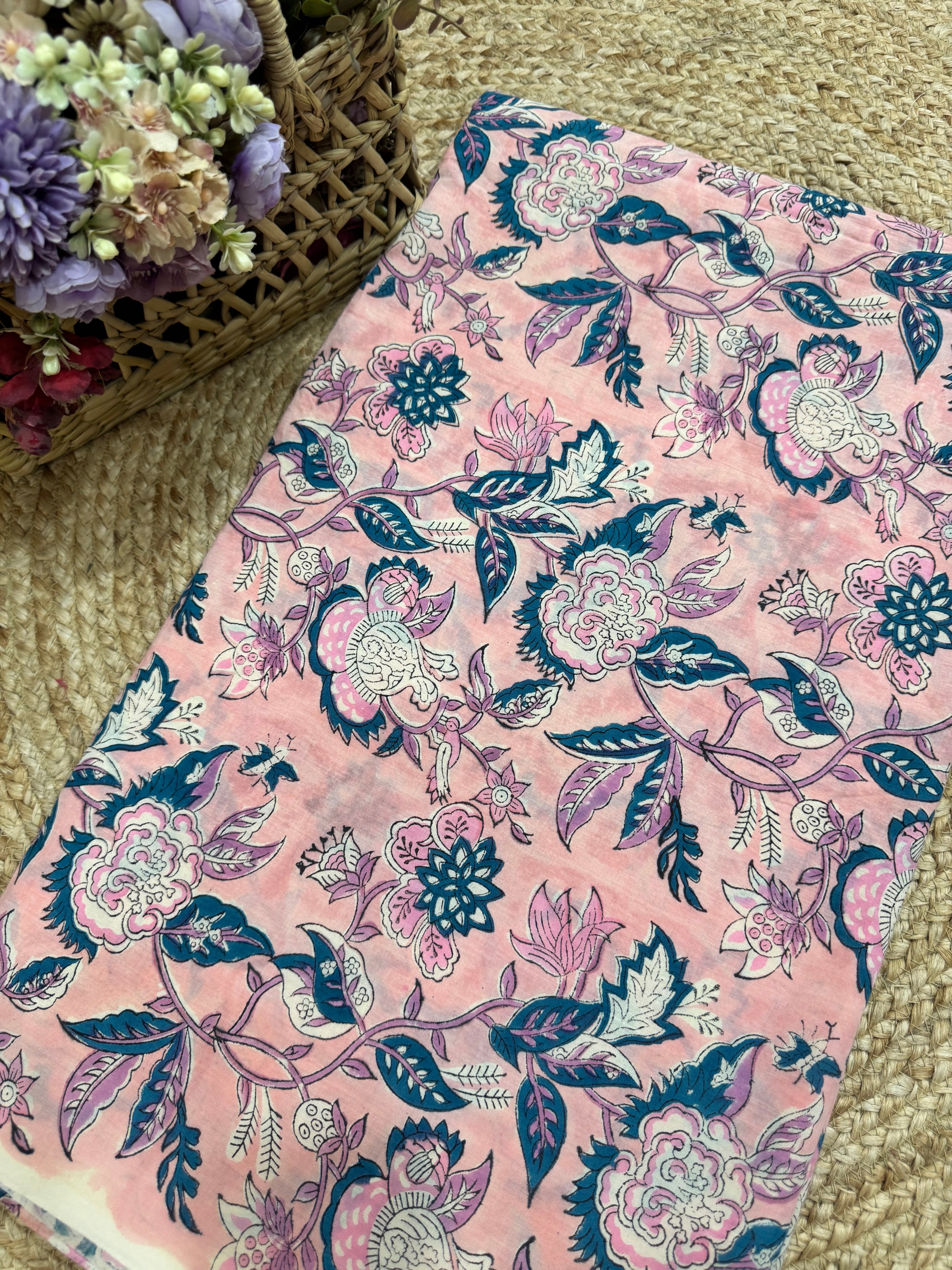HAND BLOCK PRINTED COTTON FABRIC