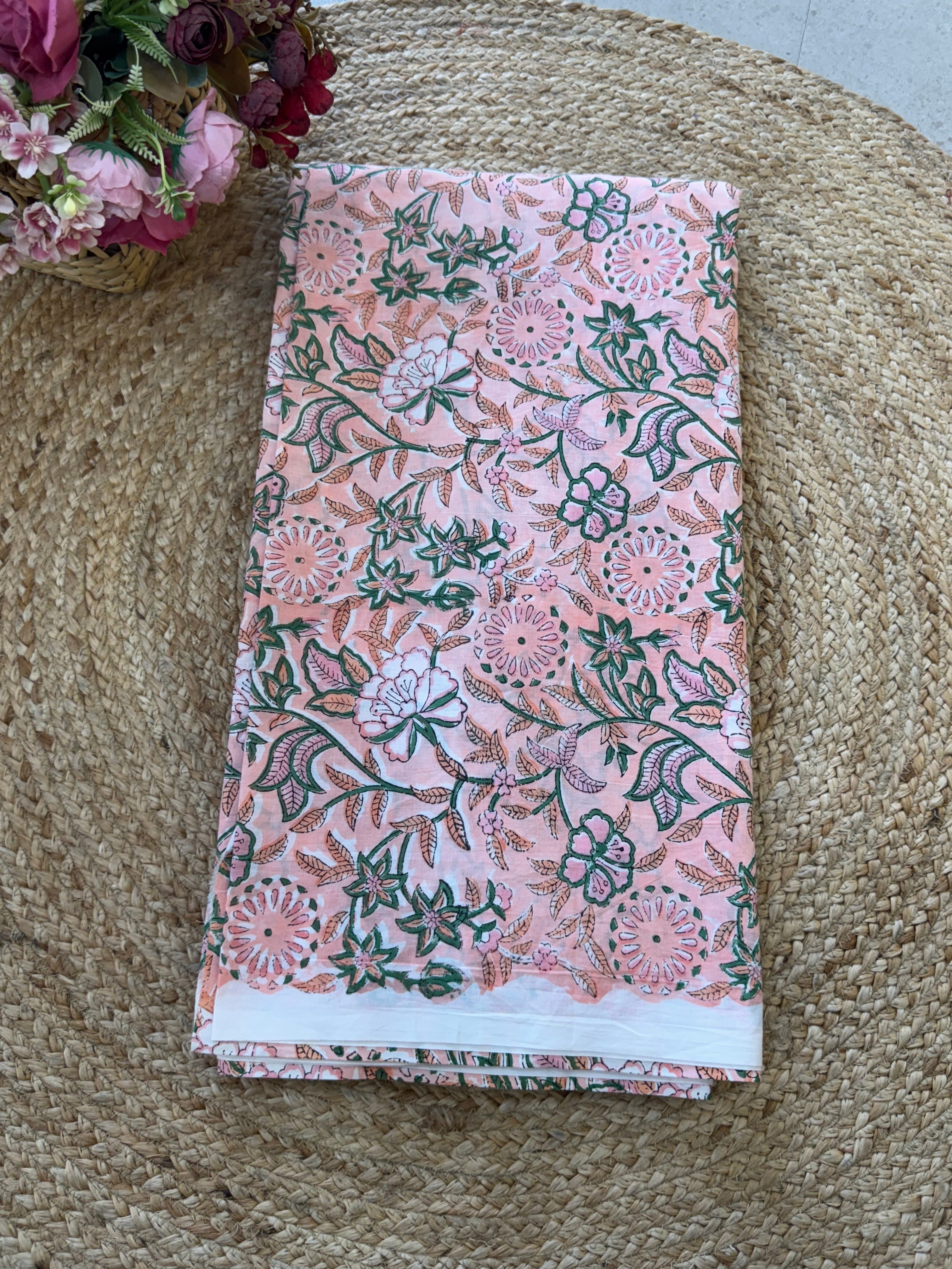 HAND BLOCK PRINTED COTTON FABRIC