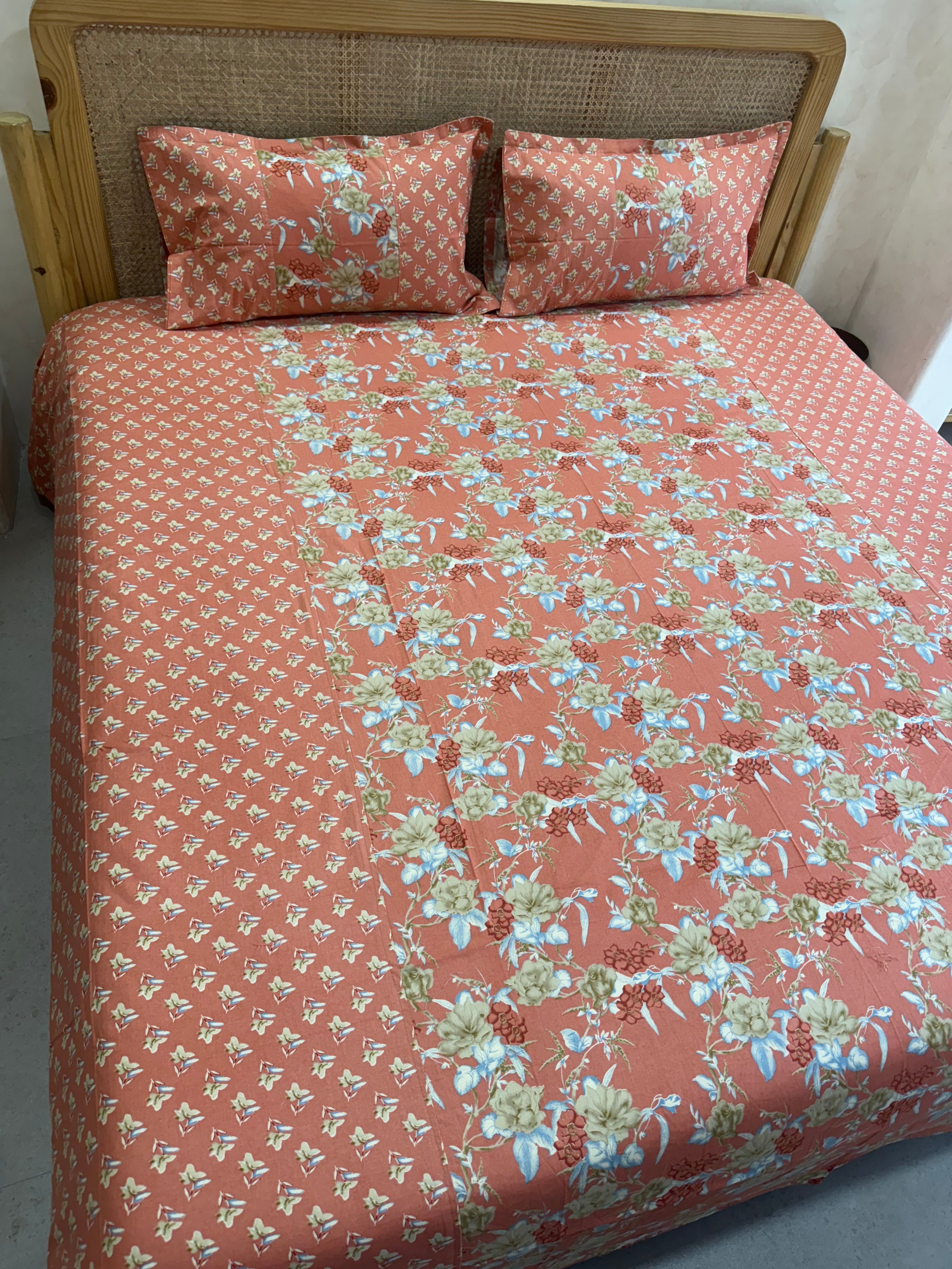 KANAK BEDSHEET WITH TWO PILLOW CASES