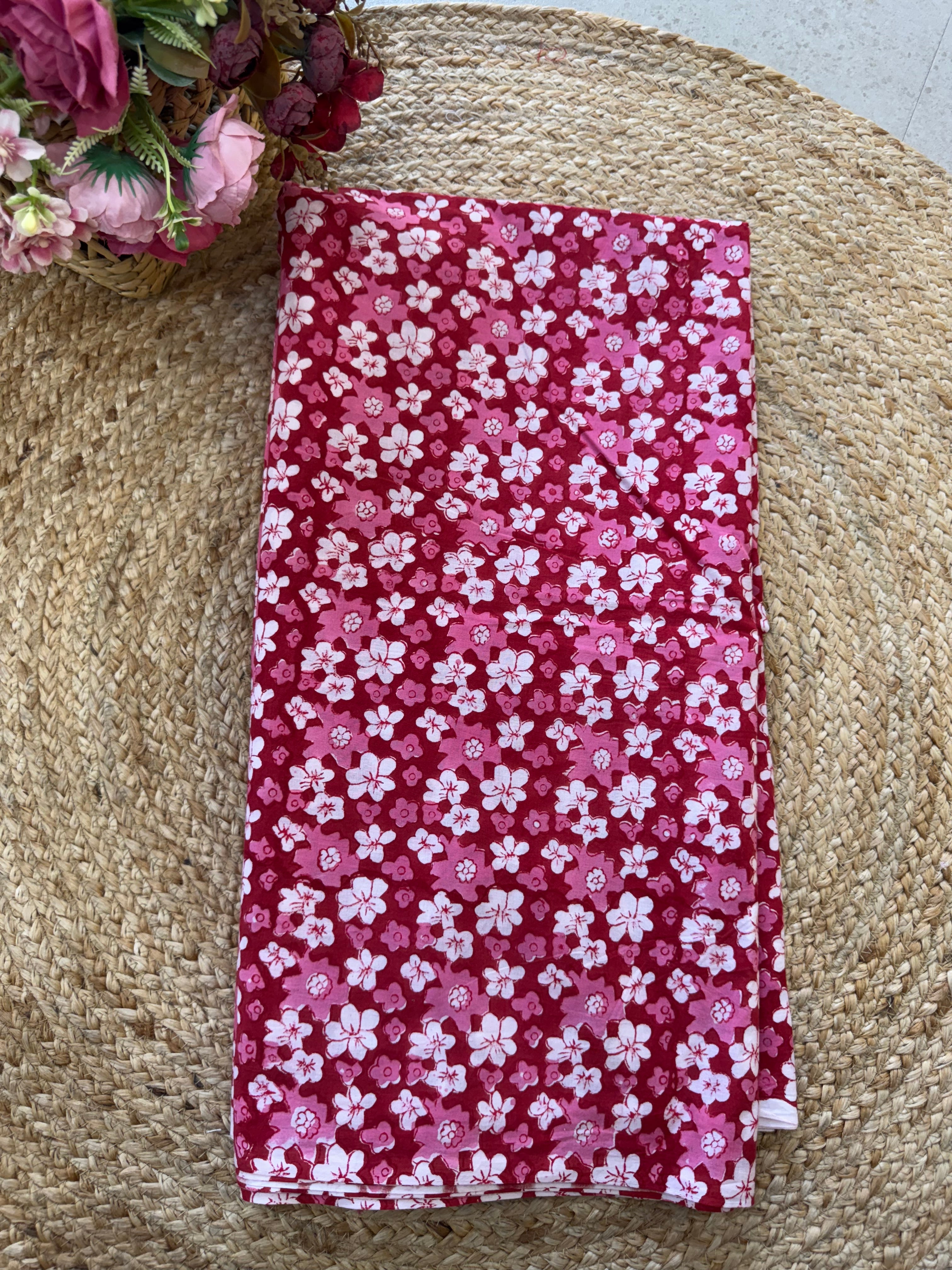 HAND BLOCK PRINTED COTTON FABRIC