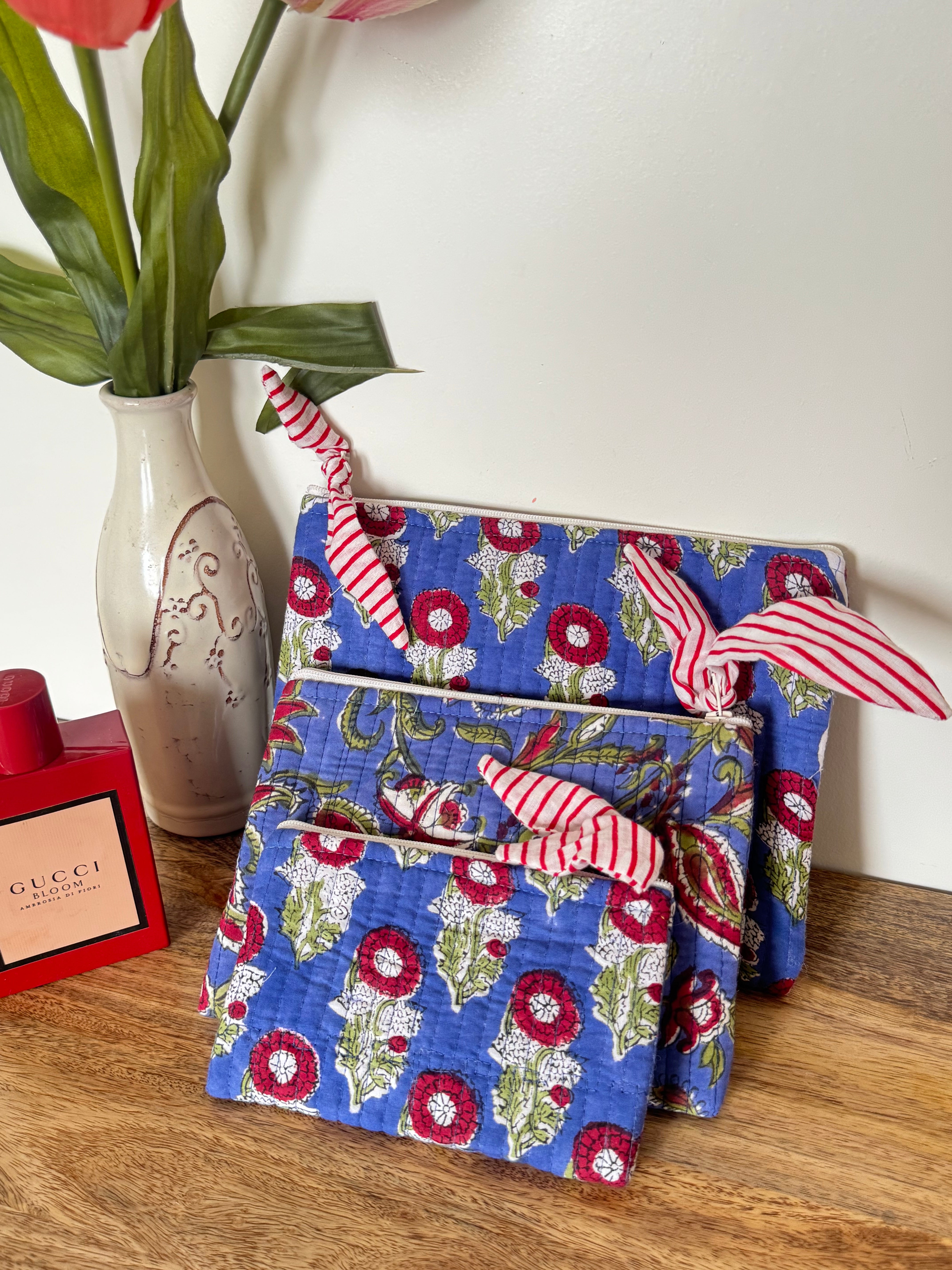 FLAT POUCH - SET OF THREE