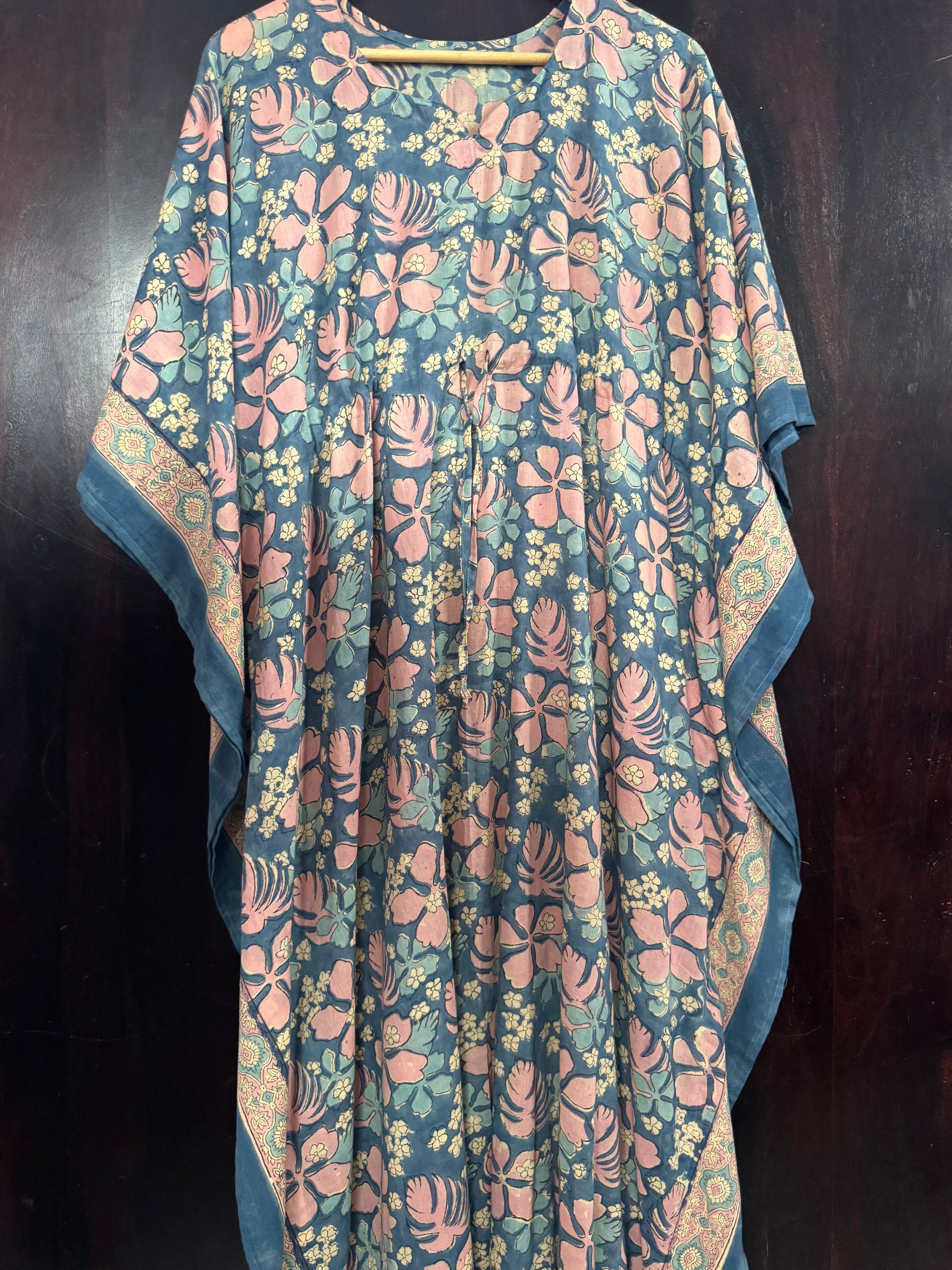 HANDBLOCK PRINTED LONG KAFTAN
