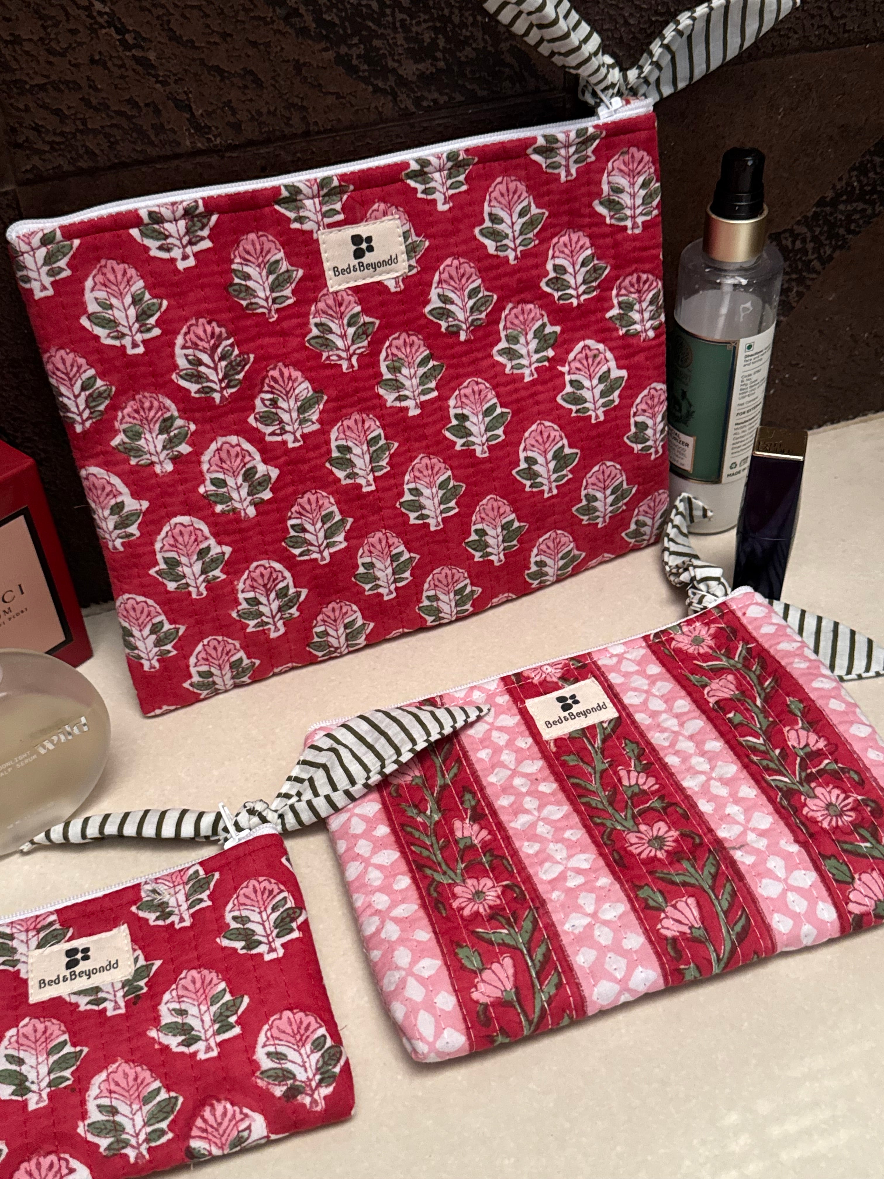 FLAT POUCH - SET OF THREE