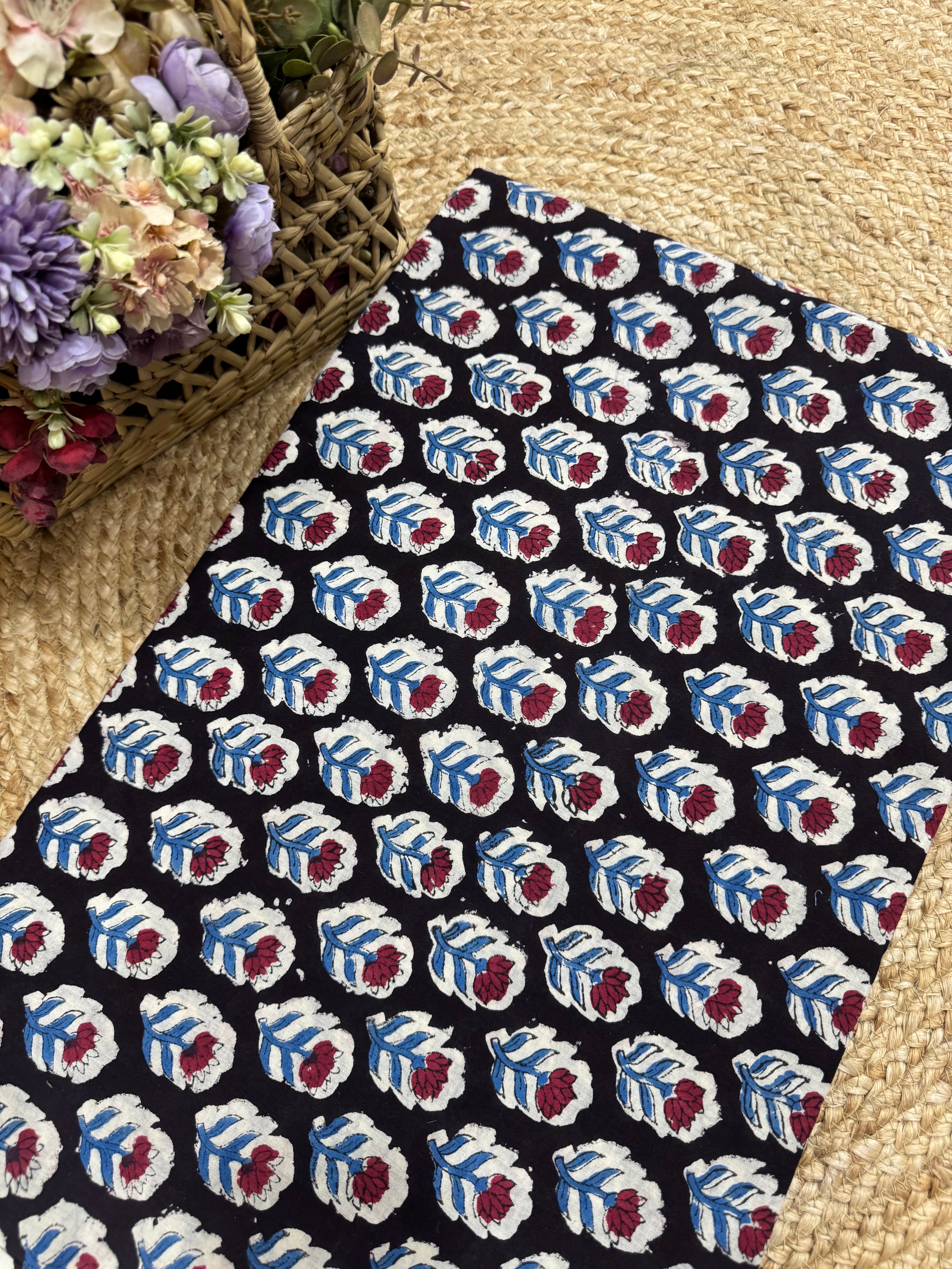 HAND BLOCK PRINTED COTTON FABRIC