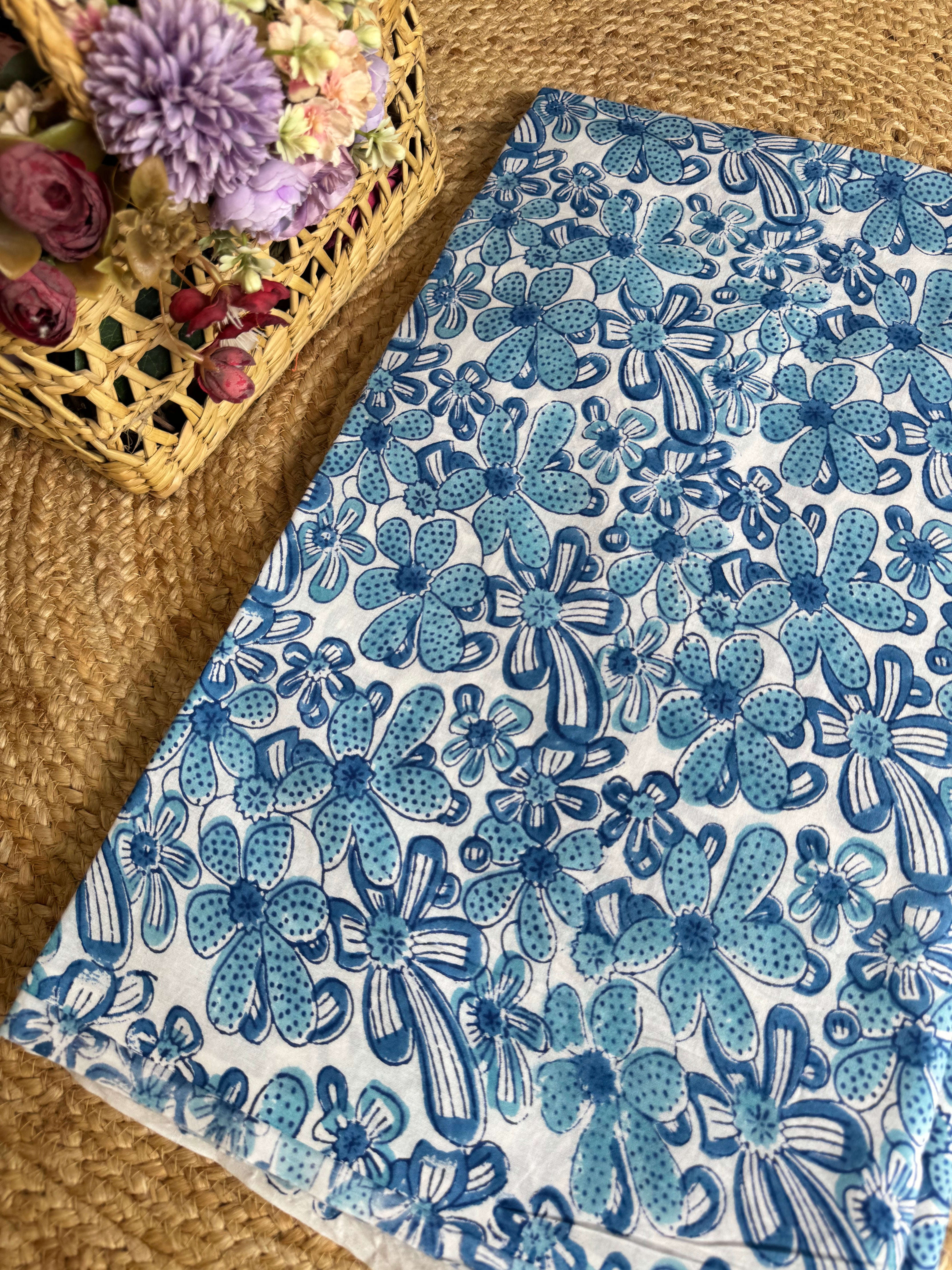 HAND BLOCK PRINTED COTTON FABRIC