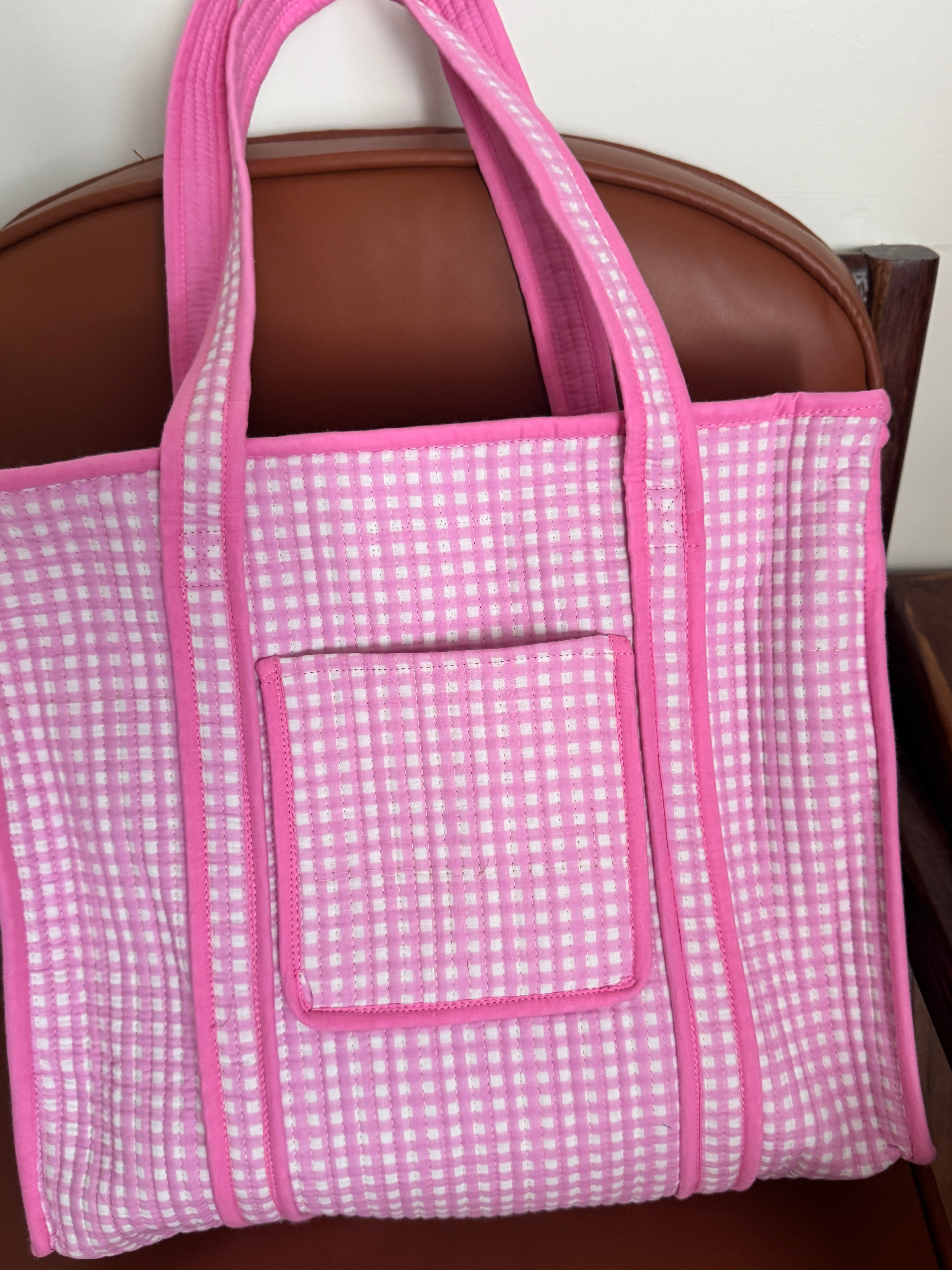 MEDIUM TOTE BAG WITH THREE POCKETS
