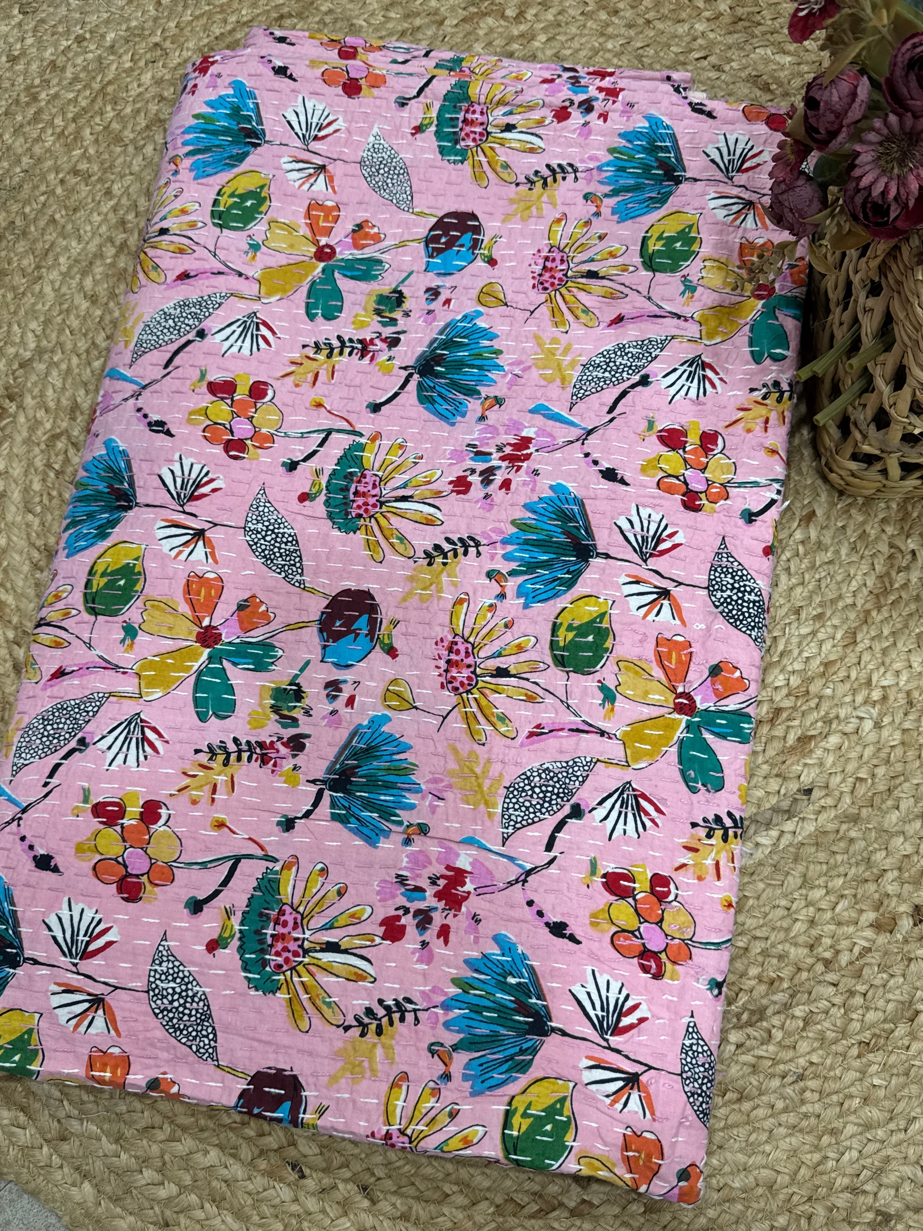 Kantha Bedcover