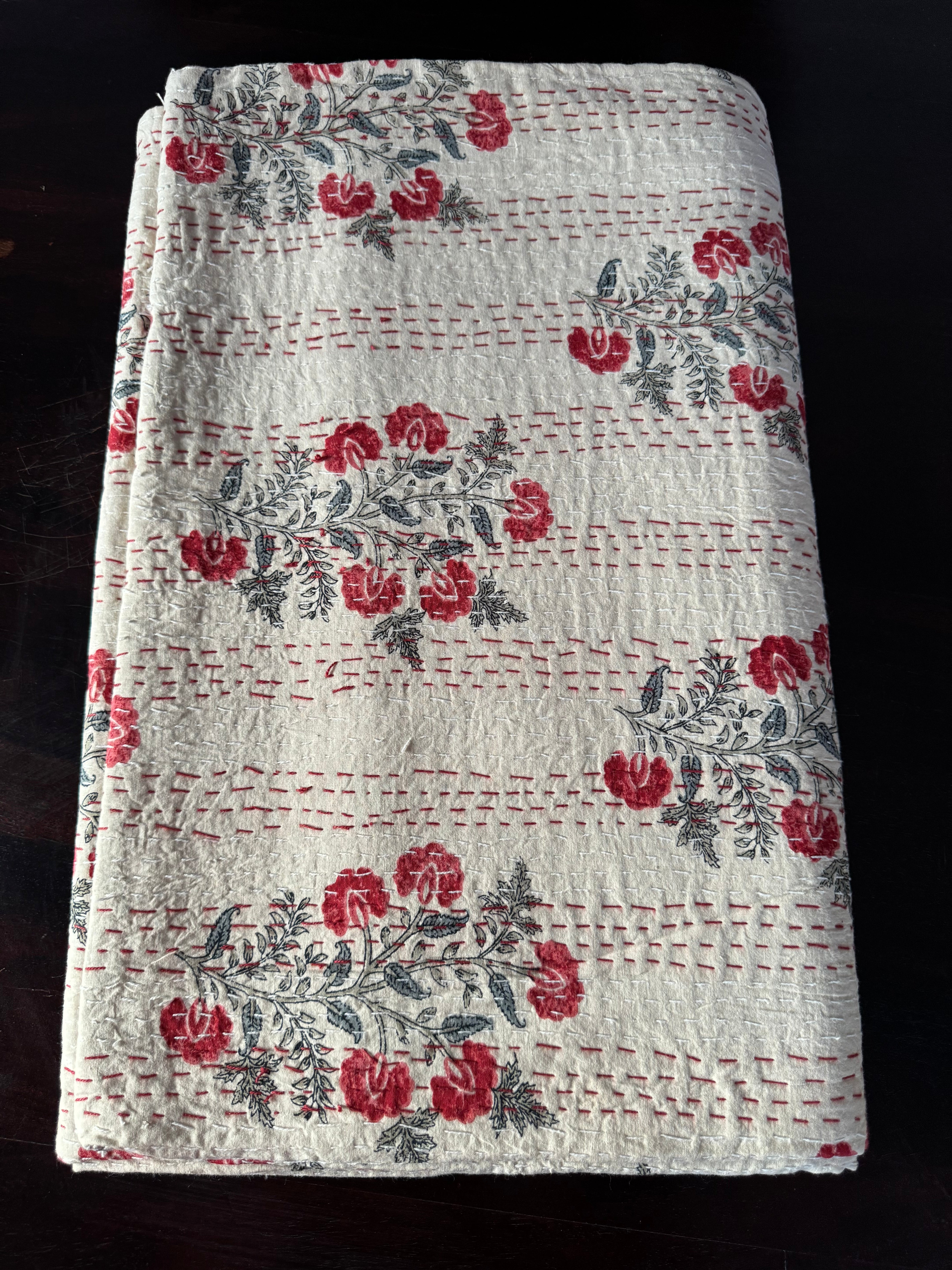 Kumudini Kantha Bedcover