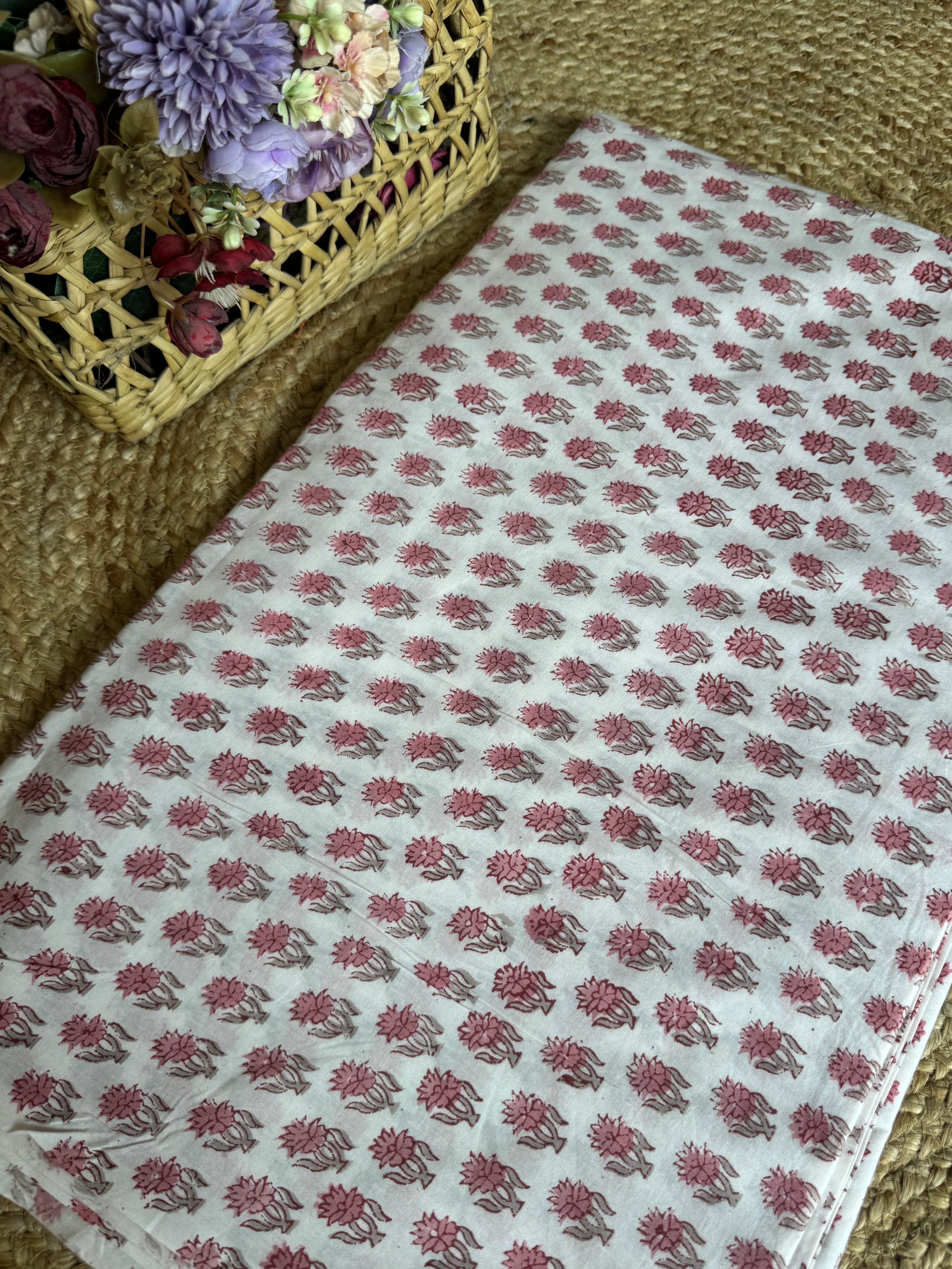 HAND BLOCK PRINTED COTTON FABRIC