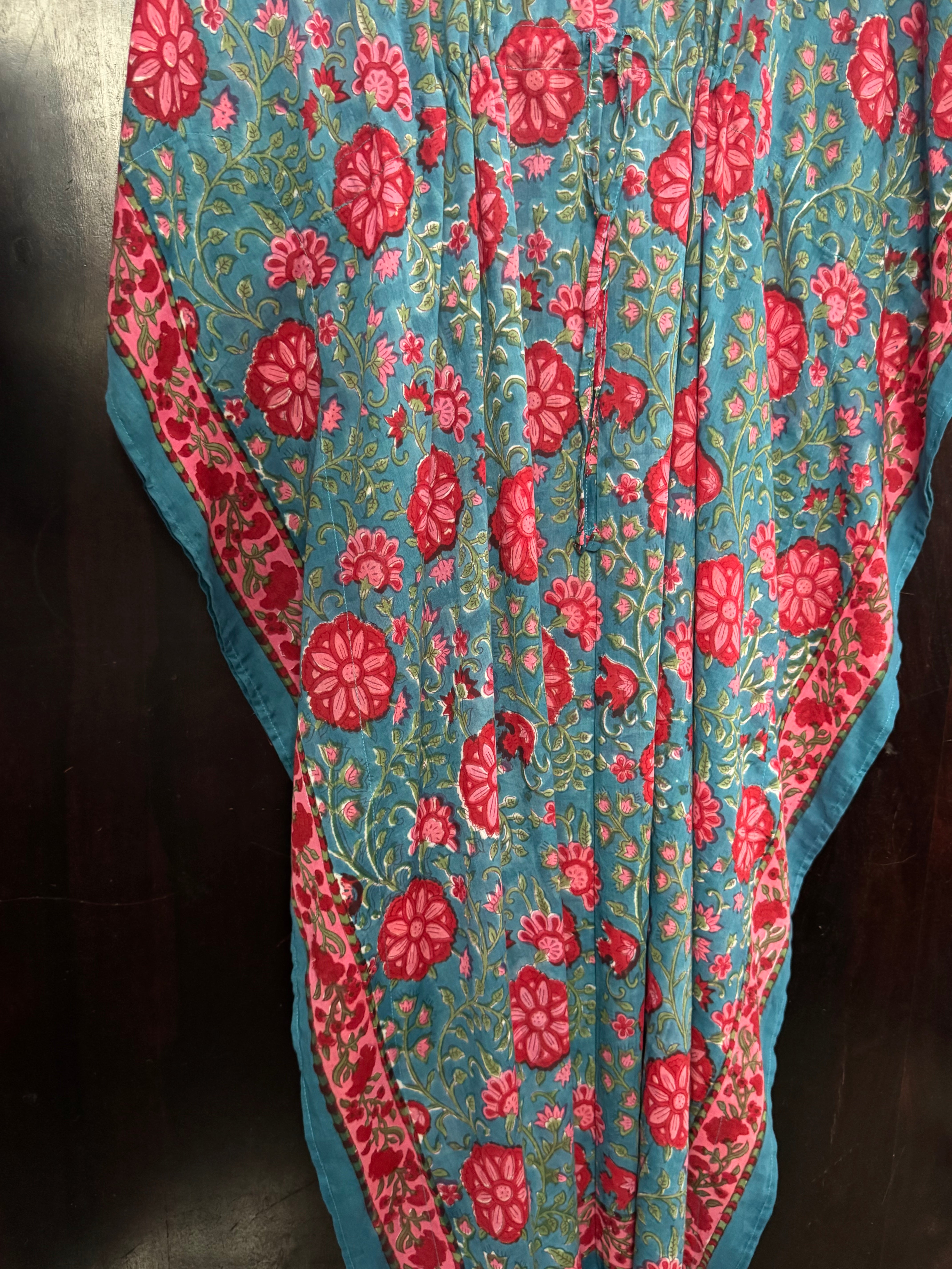 HANDBLOCK PRINTED LONG KAFTAN