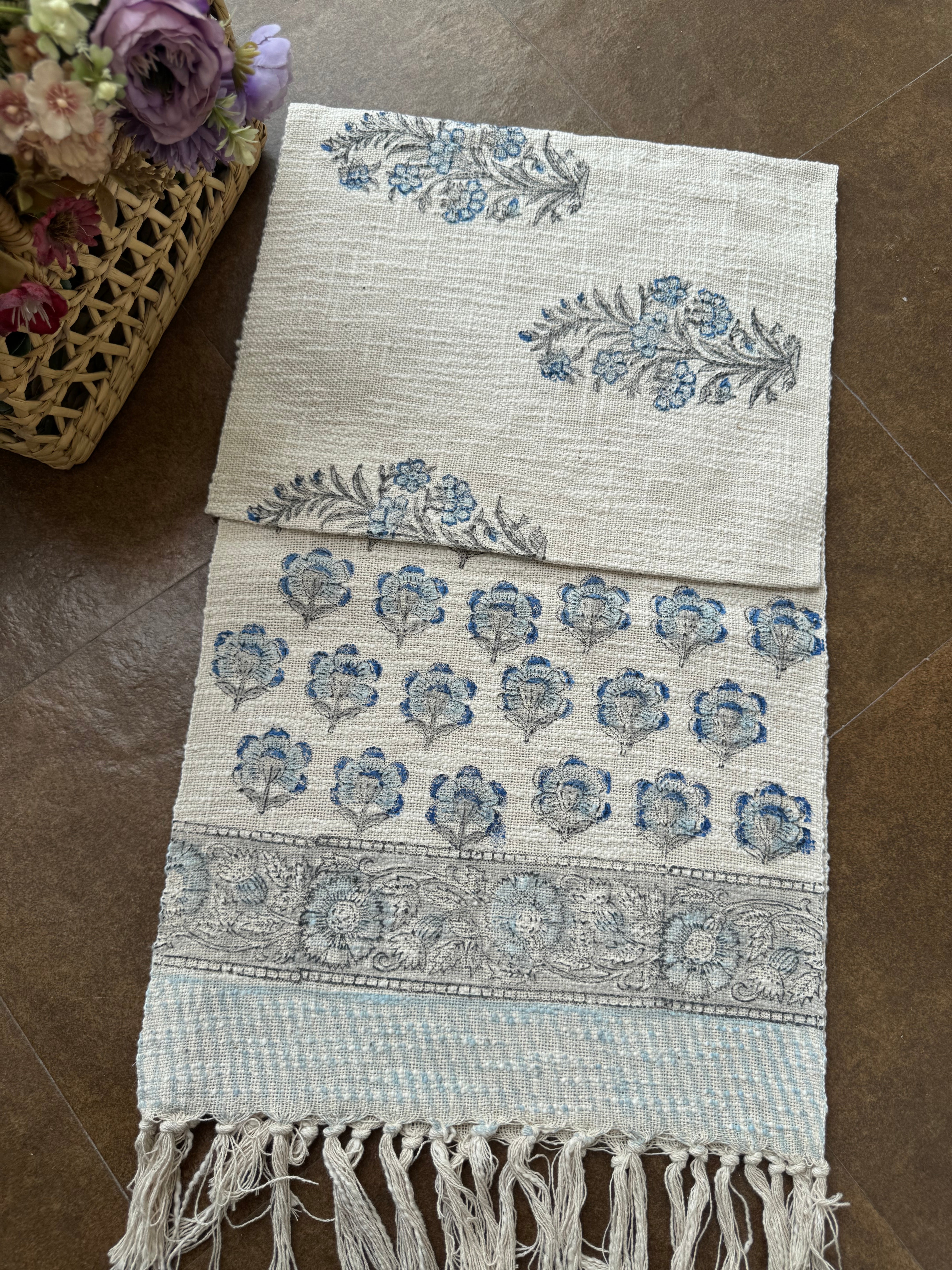 HAND BLOCK PRINTED TABLE RUNNER