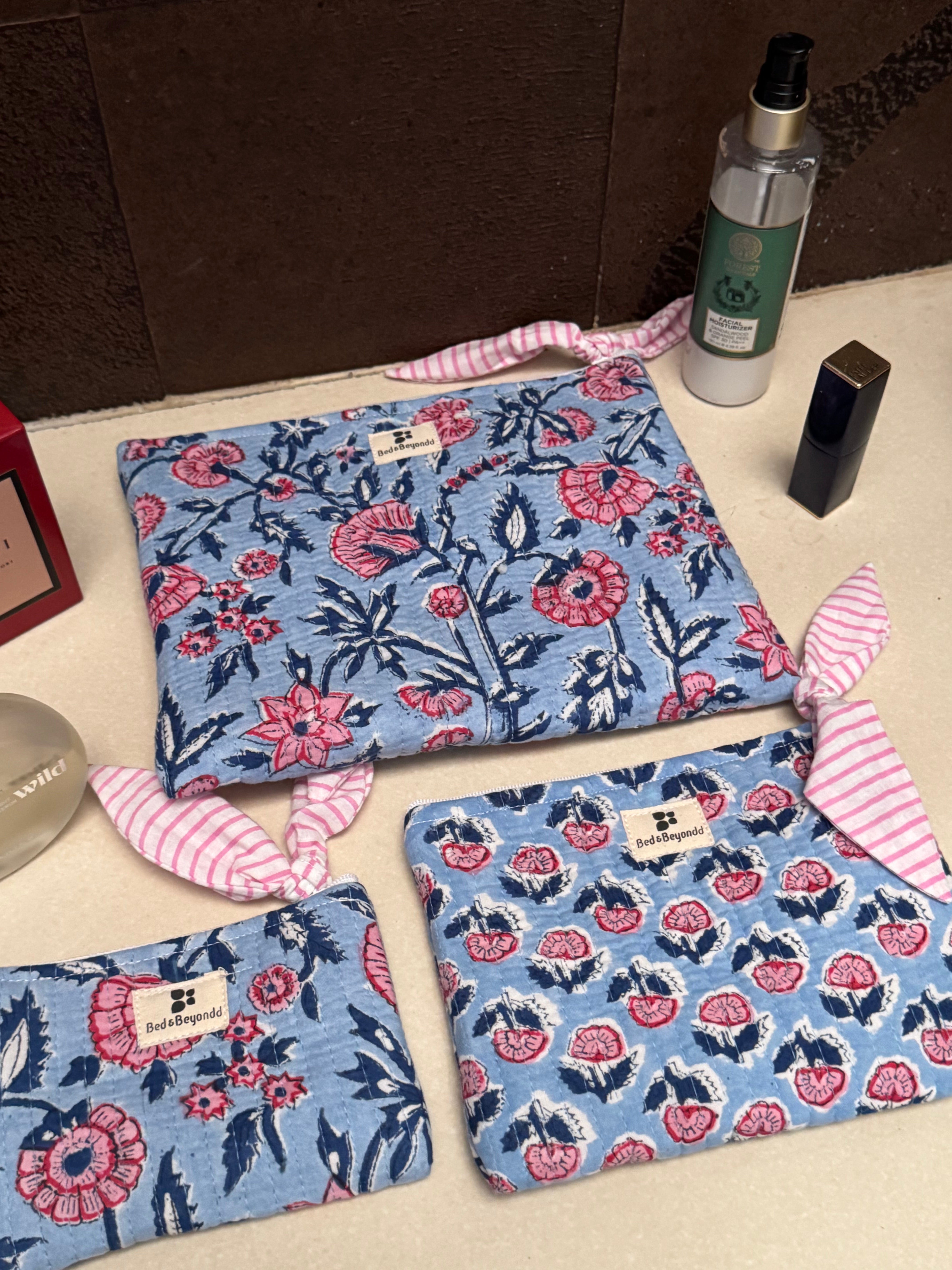 FLAT POUCH - SET OF THREE