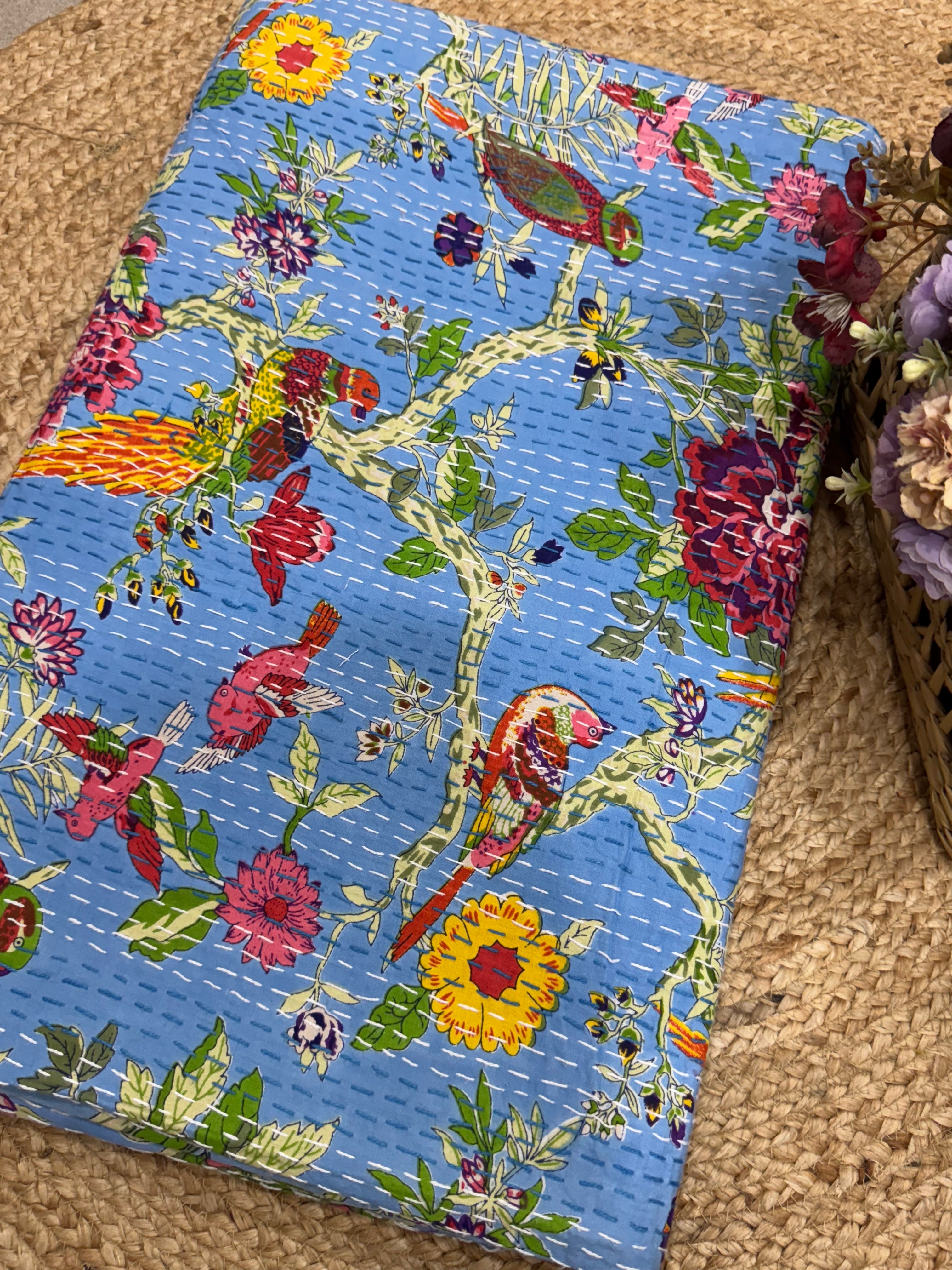 Kantha Bedcover