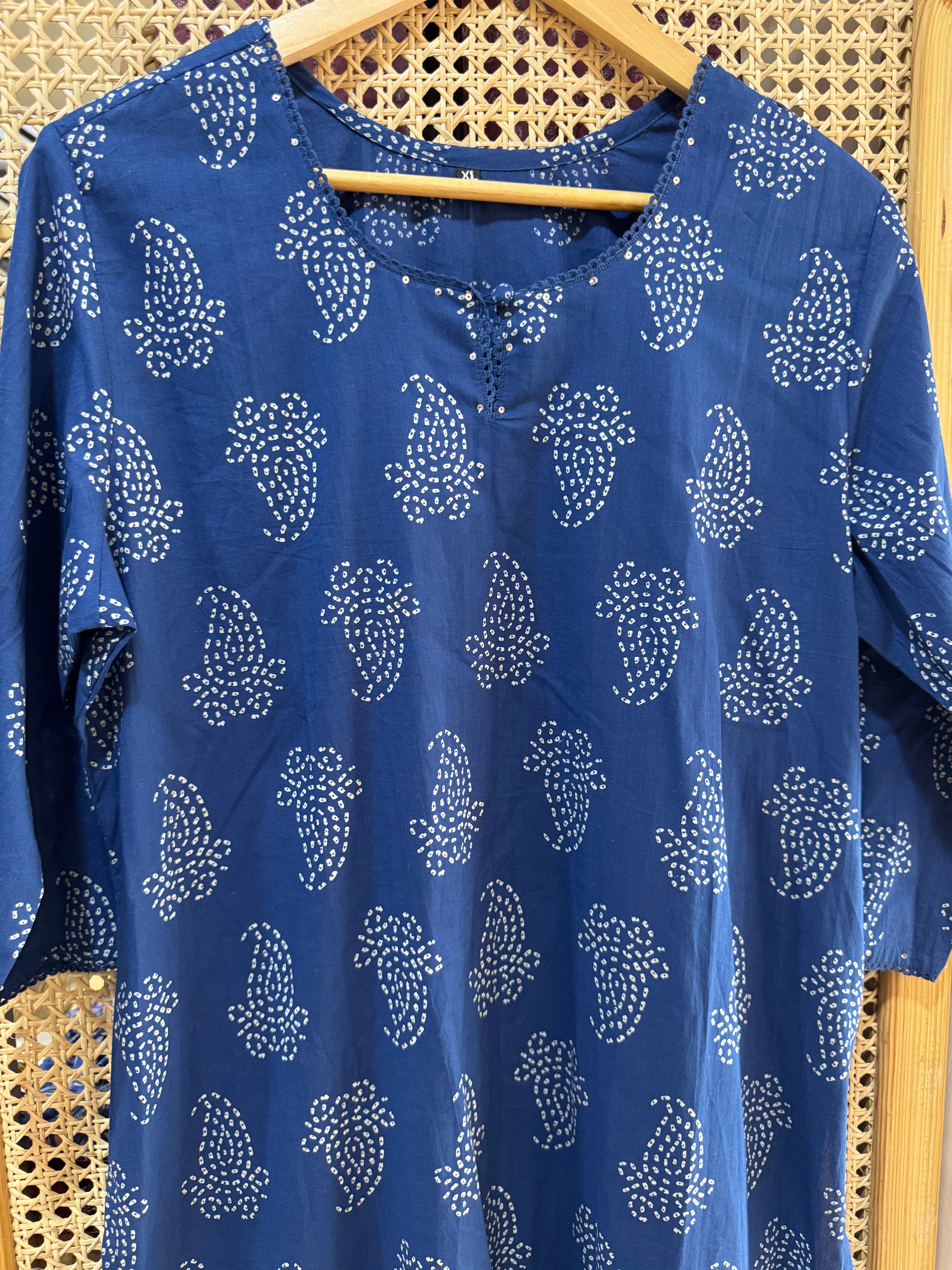 PURE COTTON STRAIGHT KURTA