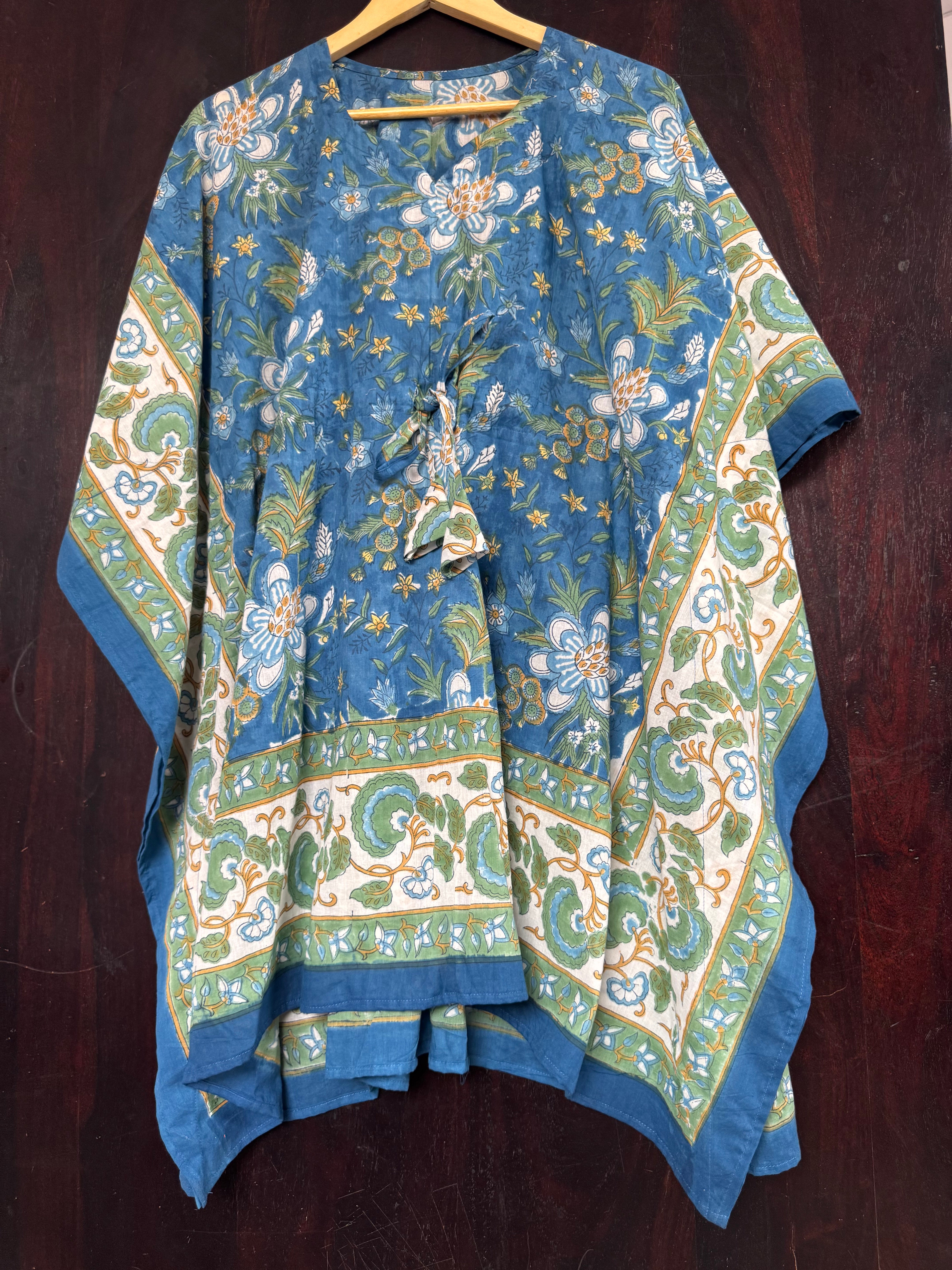 HANDBLOCK PRINTED SHORT KAFTAN