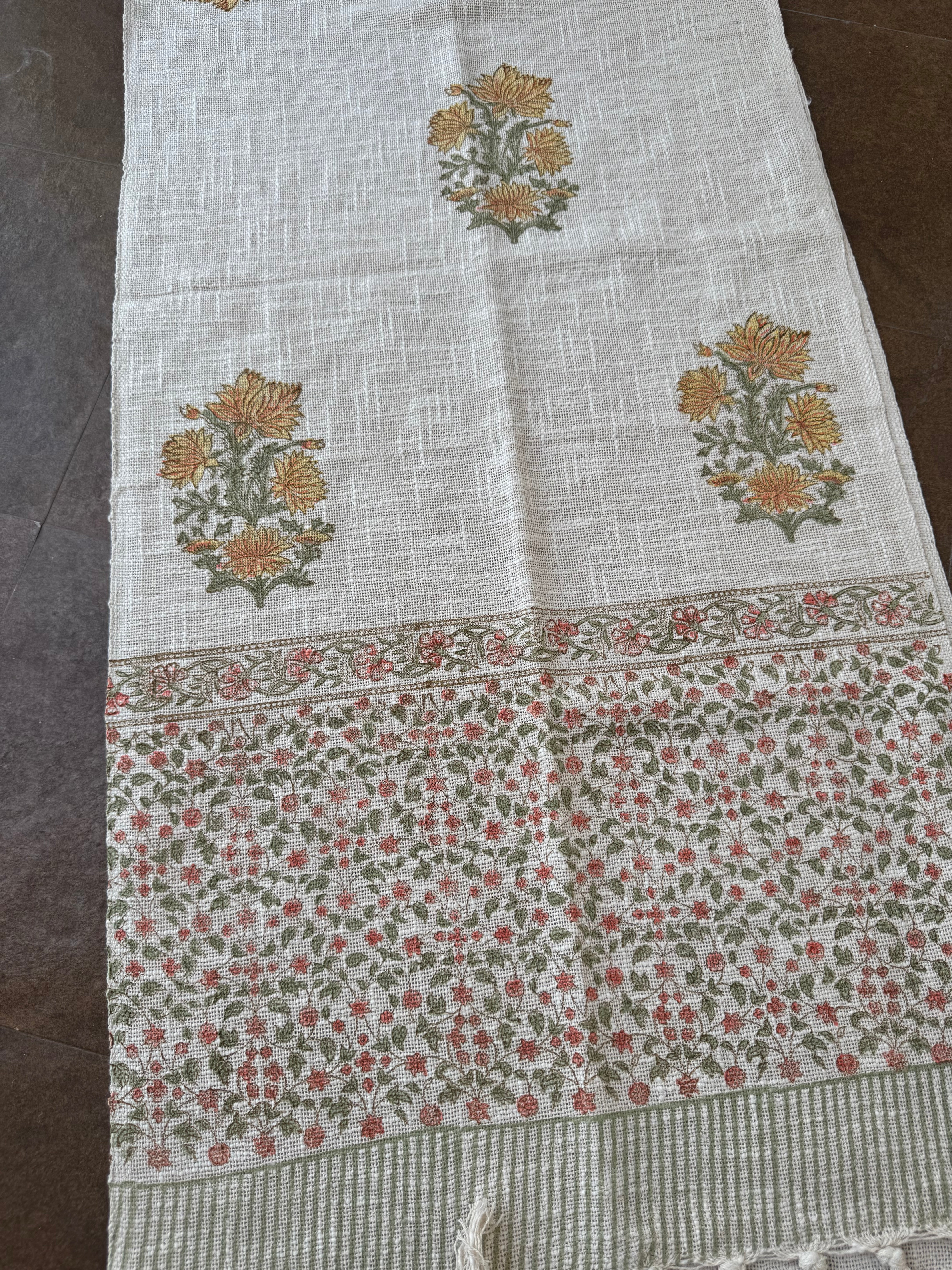 HAND BLOCK PRINTED TABLE RUNNER