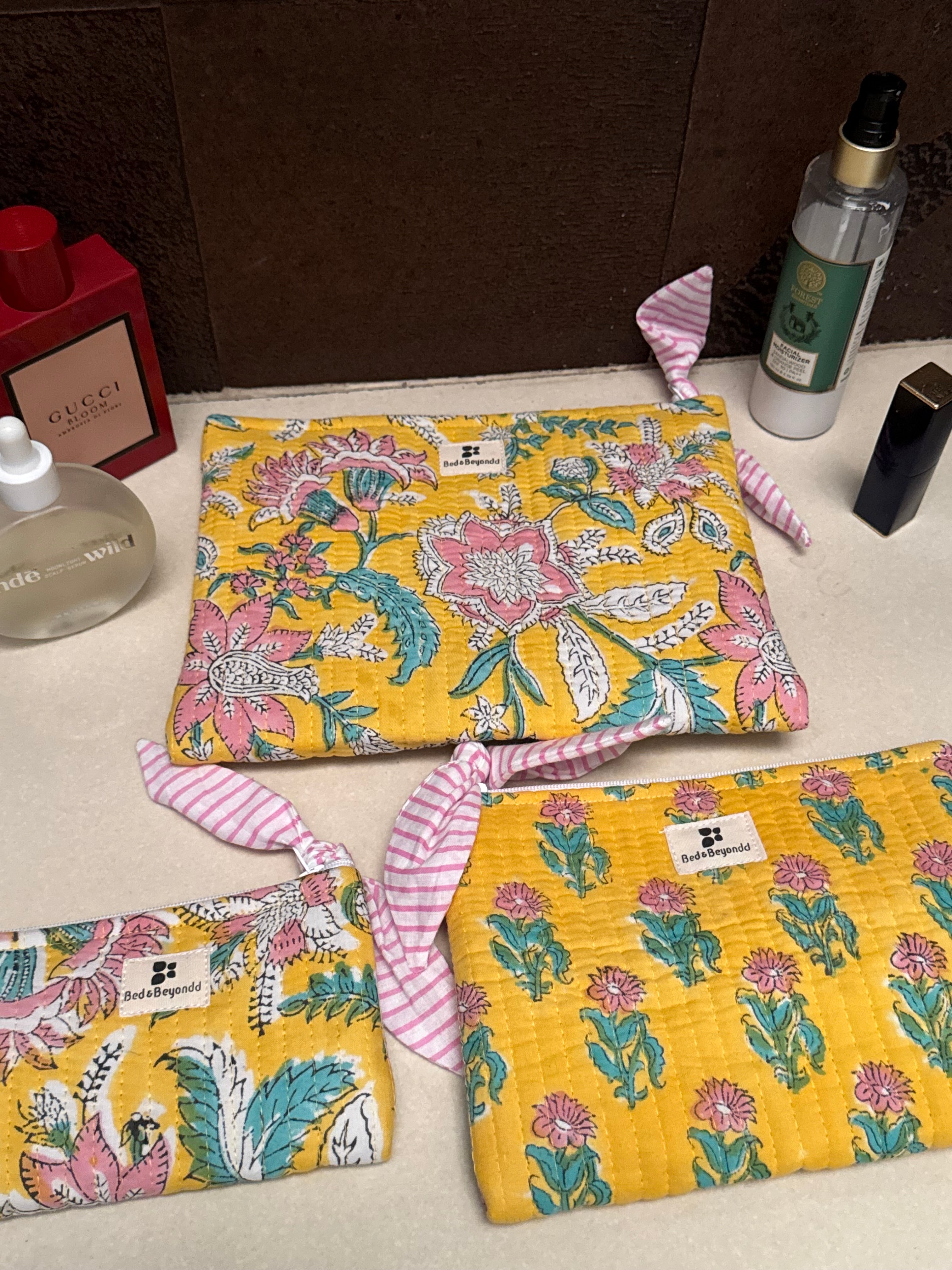 FLAT POUCH - SET OF THREE