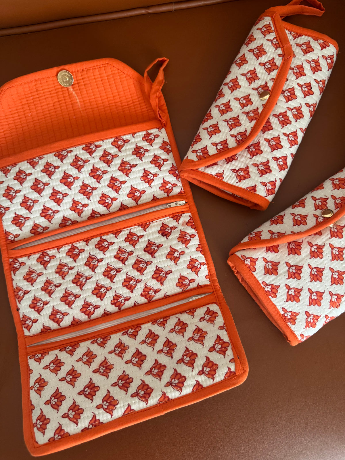 FOLDABLE JEWELLERY POUCH / MAKEUP POUCH