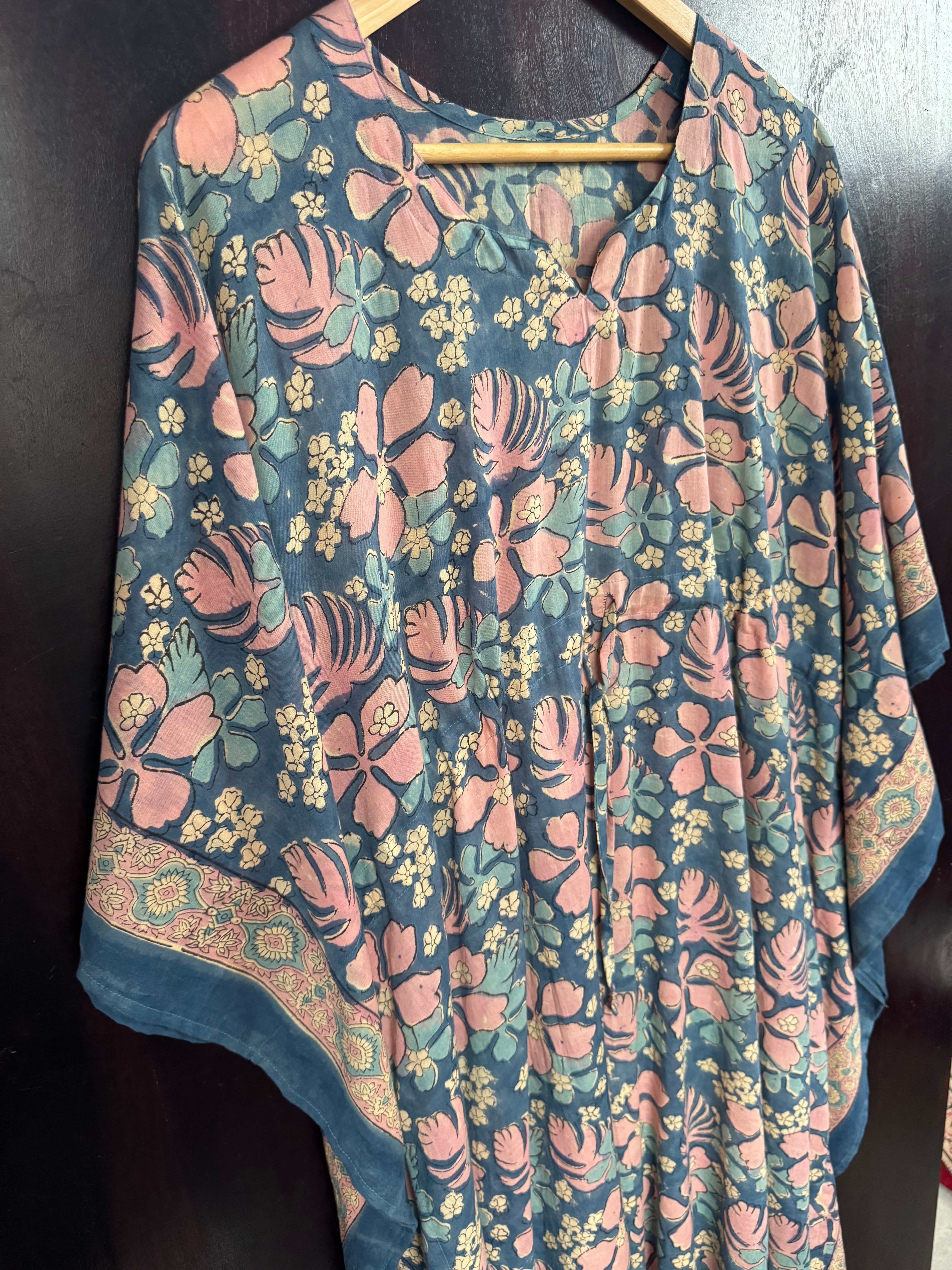 HANDBLOCK PRINTED LONG KAFTAN