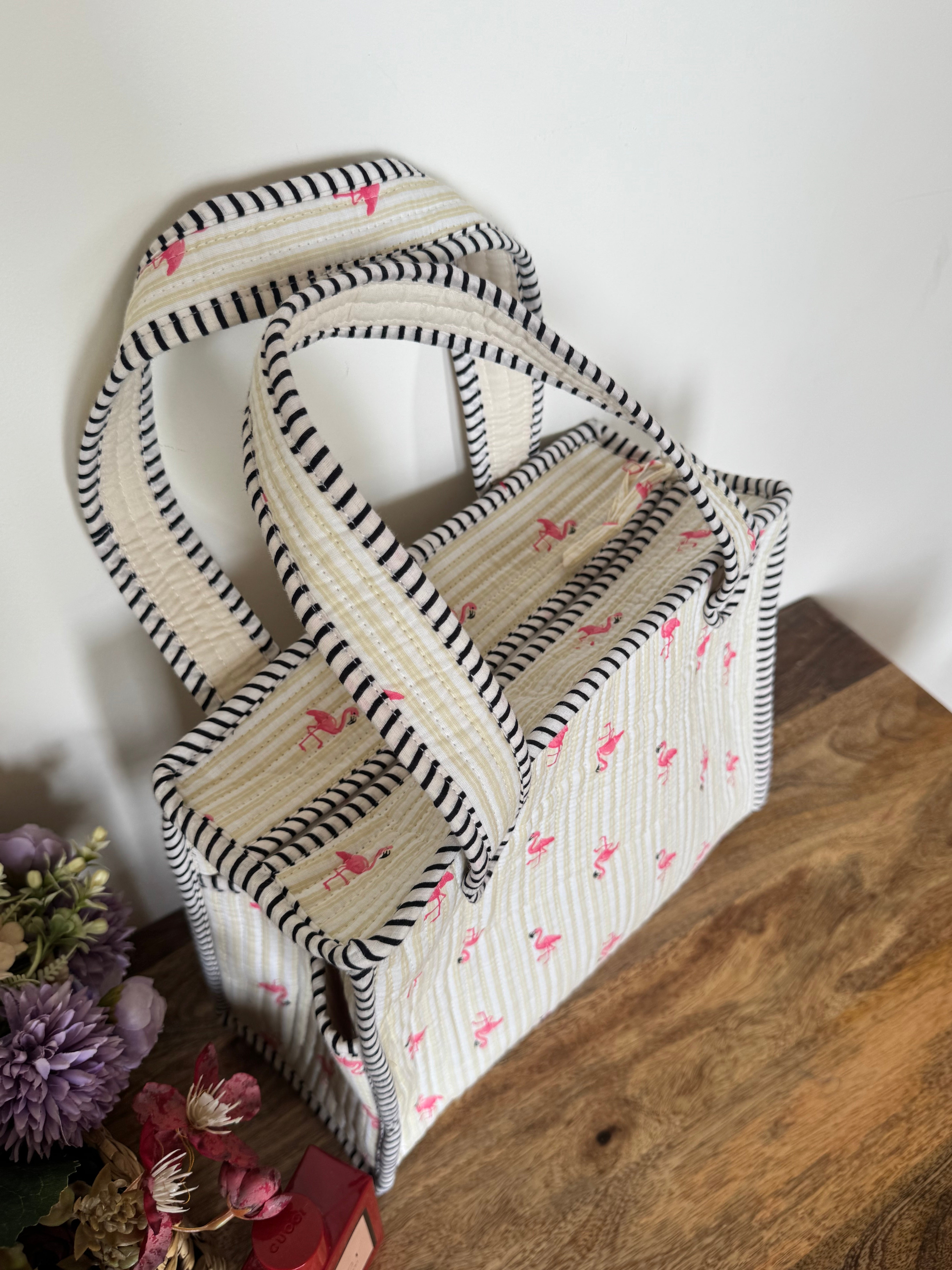 MINI TOTE BAG WITH ZIP