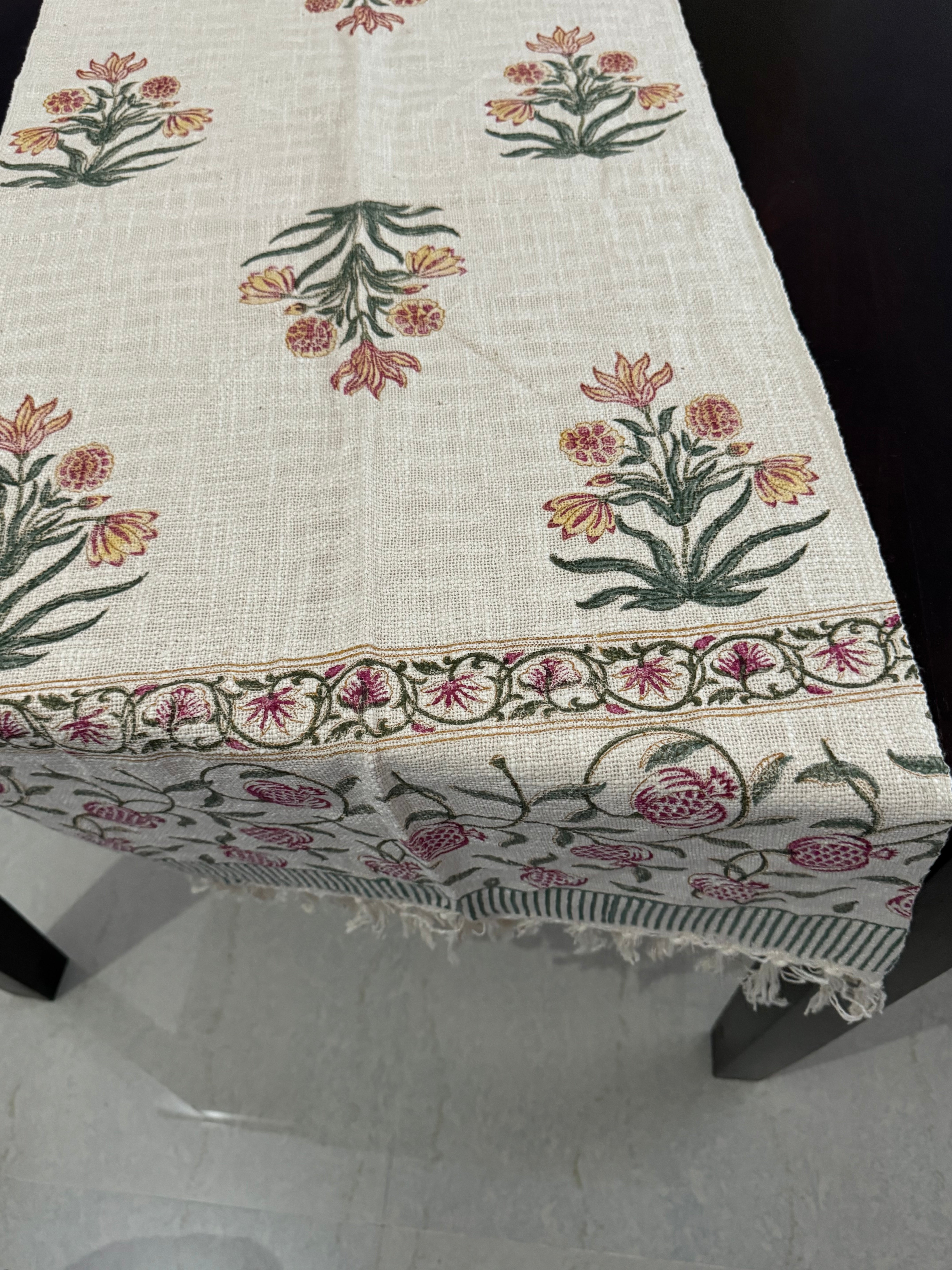 HAND BLOCK PRINTED TABLE RUNNER